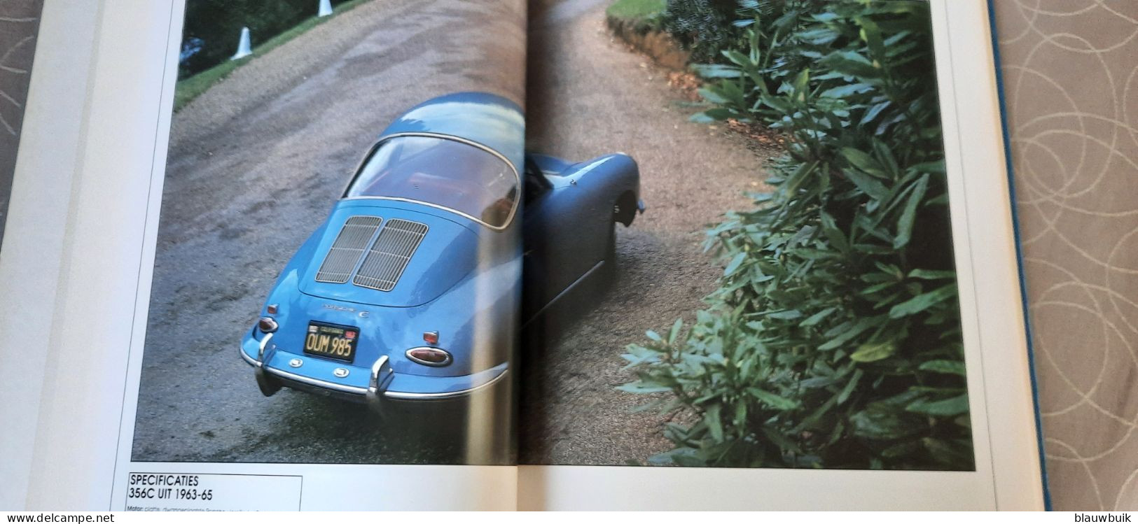 Goebel kristal Porsche 356 1962 + boek Porsche , een legende die voortduurt