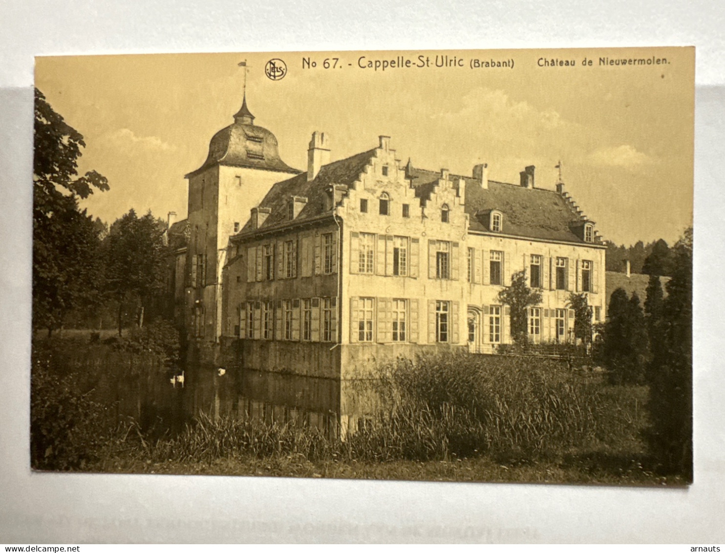 Sint-Ulriks-Kapelle Chateau We Nieuwermolen Nels Kaart Thill Bruxelles - Dilbeek