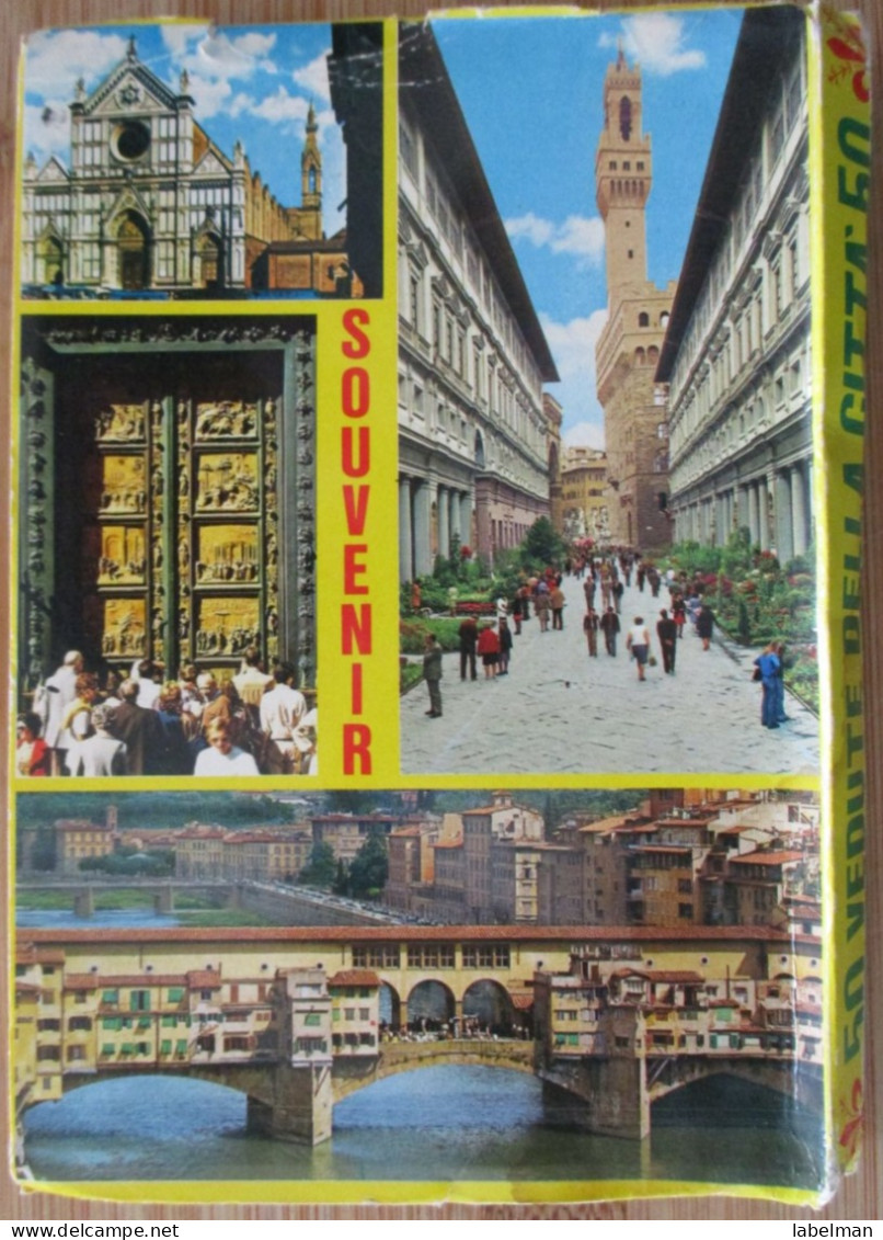 ITALY FIRENZE BOOKLET FOLDER SET BROCHURE MAP GUIDE KARTE CARD ANSICHTSKARTE POSTCARD CARTE POSTALE POSTKARTE PHOTO - Battipaglia