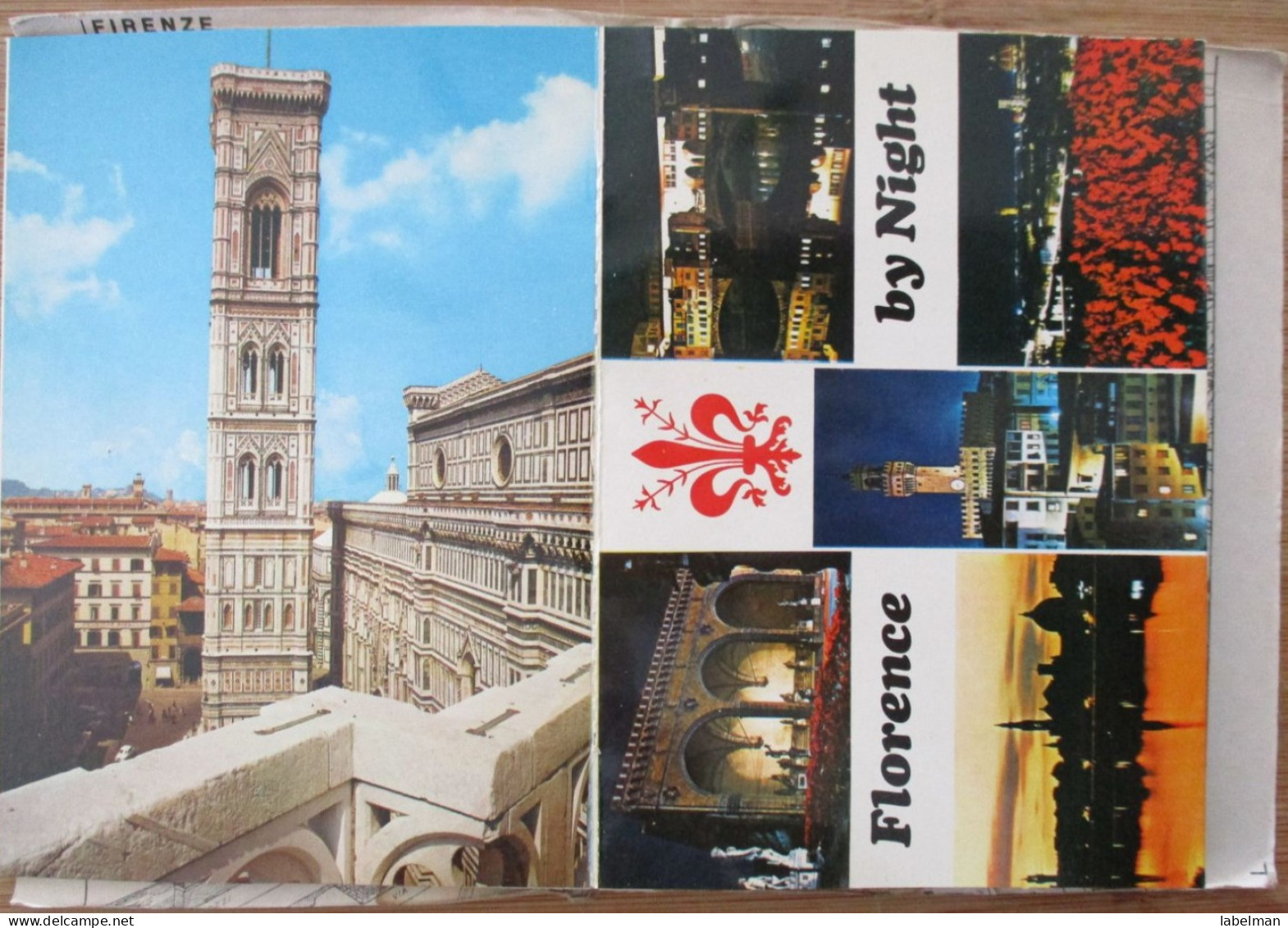 ITALY FIRENZE BOOKLET FOLDER SET BROCHURE MAP GUIDE KARTE CARD ANSICHTSKARTE POSTCARD CARTE POSTALE POSTKARTE PHOTO - Battipaglia