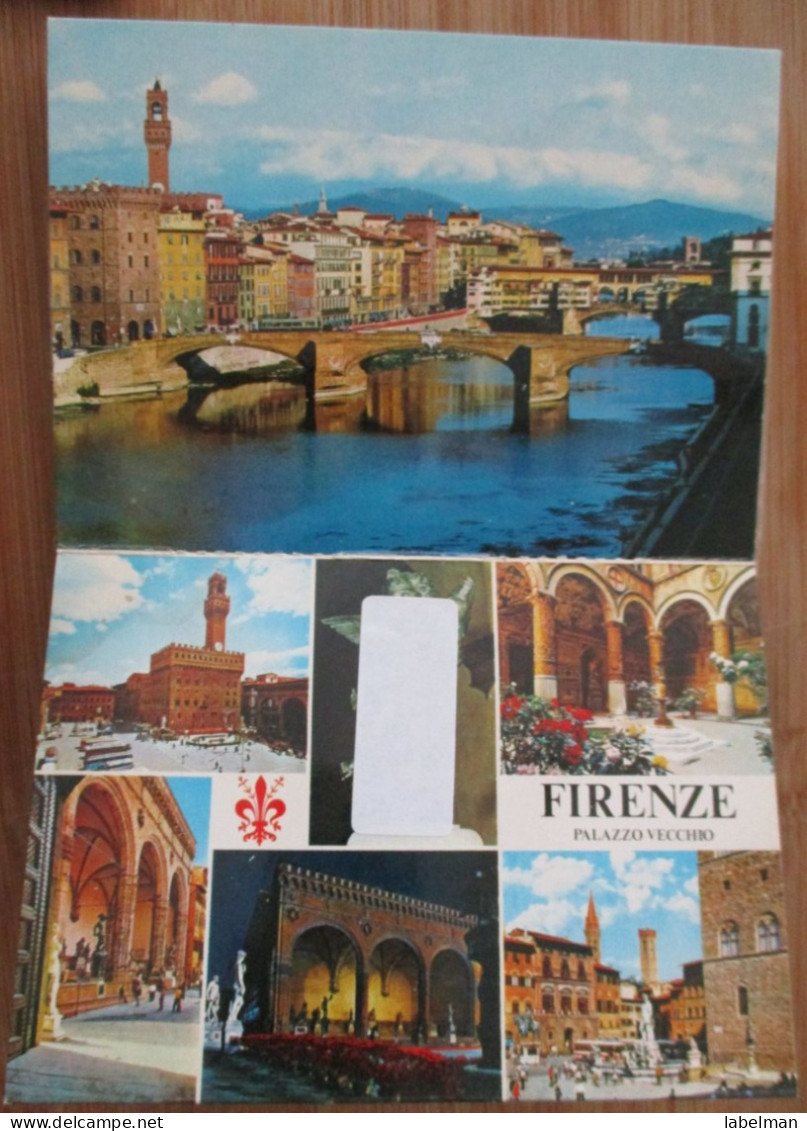 ITALY FIRENZE BOOKLET FOLDER SET BROCHURE MAP GUIDE KARTE CARD ANSICHTSKARTE POSTCARD CARTE POSTALE POSTKARTE PHOTO