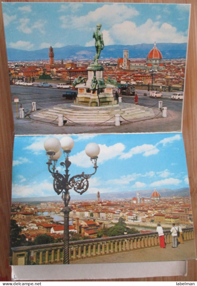 ITALY FIRENZE BOOKLET FOLDER SET BROCHURE MAP GUIDE KARTE CARD ANSICHTSKARTE POSTCARD CARTE POSTALE POSTKARTE PHOTO