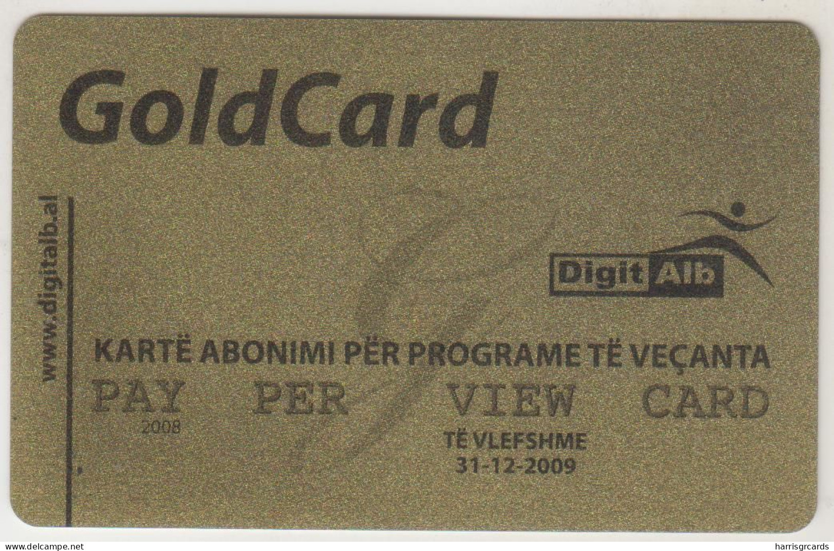 ALBANIA - Functional Card : TV Access, Digit Alb, Gold Card, Used - Albanie