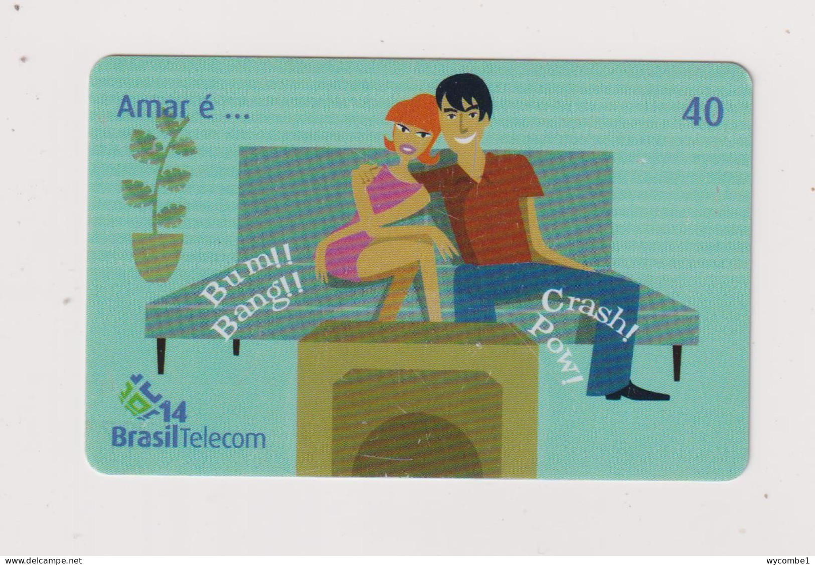 BRASIL -  Love And.... Inductive  Phonecard - Brazil