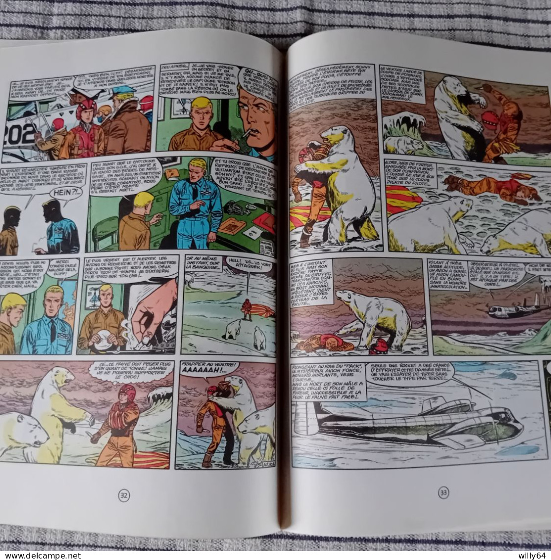 LES AVENTURES DE BUCK DANNY  N°33  "Le Mystère Des Avions Fantomes"   1983  DUPUIS   BD SOUPLE  TBE - Buck Danny