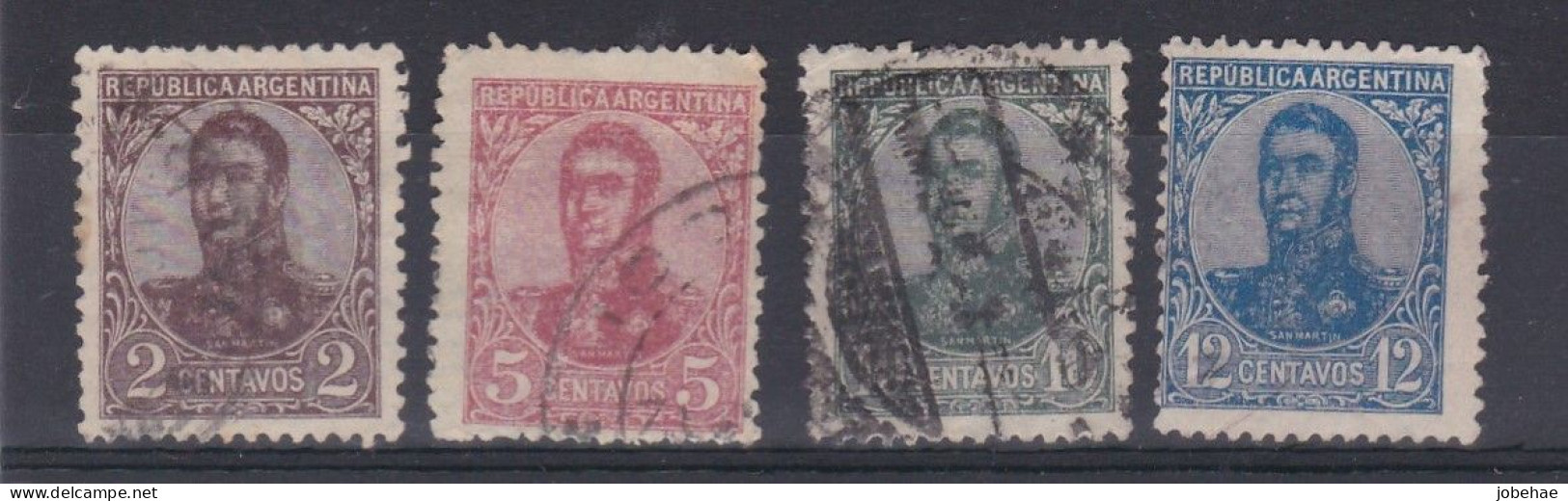 Argentine YT° 132-147 - Used Stamps