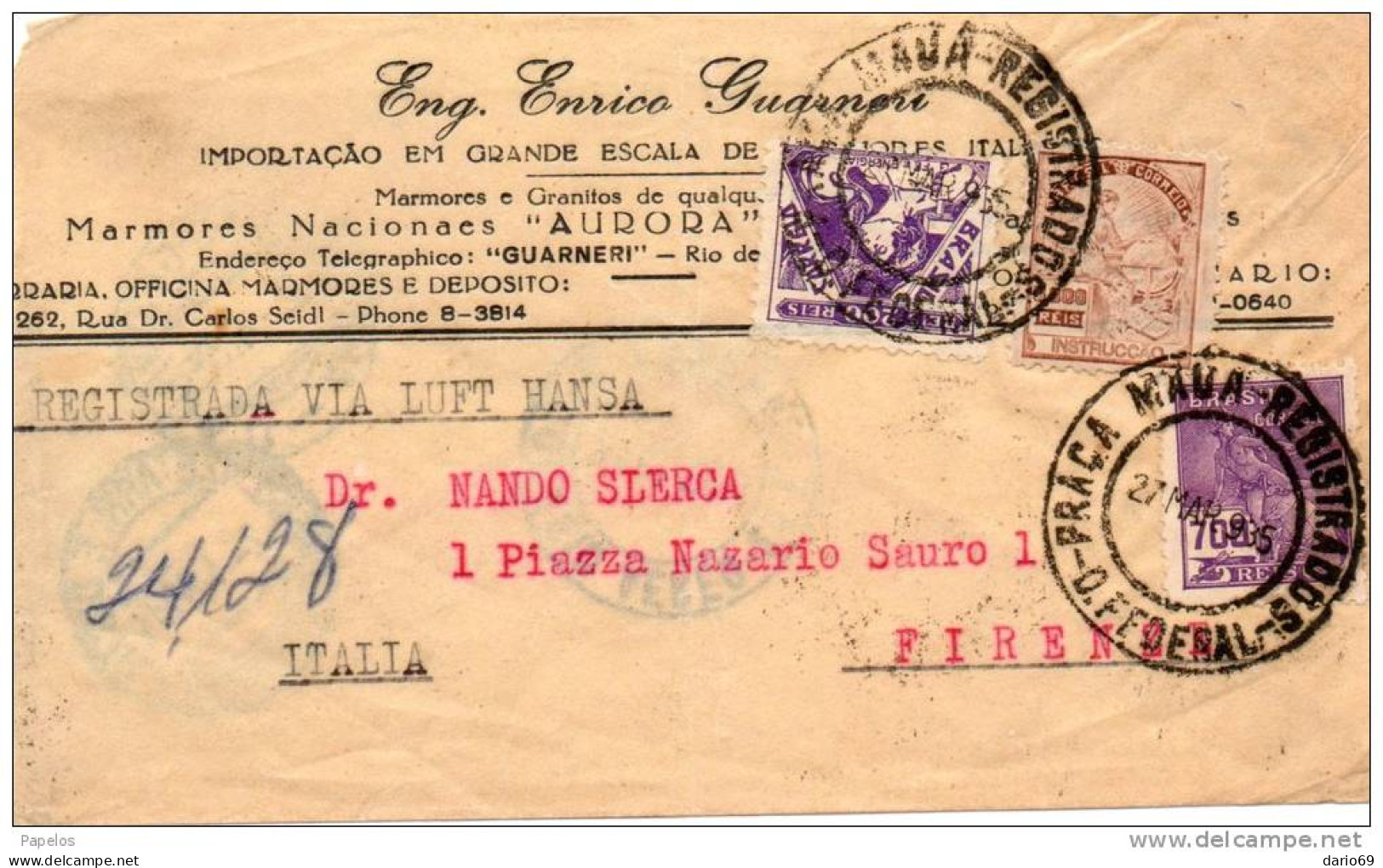 1935 LETTERA PRAGA + AMB. CHIASSO - GINEVRA - Andere & Zonder Classificatie