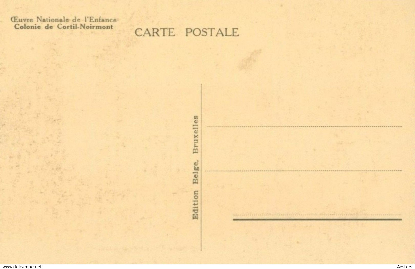 Waals-Brabant; Colonie De Cortil-Noirmont, 12 Cartes Postales Différentes - 2 Voyagé / 10 Non Voyagé. (24 Scans) - Nijvel