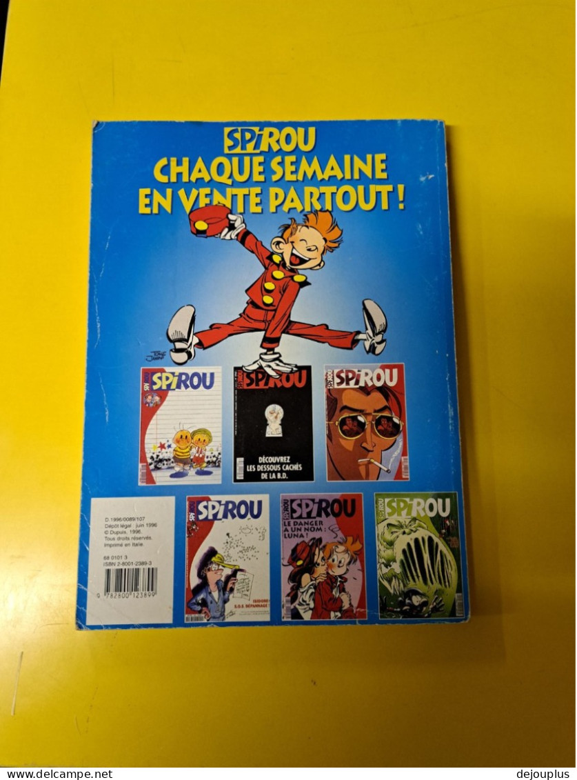 BD  SPIROU  196 PAGES  DE  JEUX - Spirou Et Fantasio