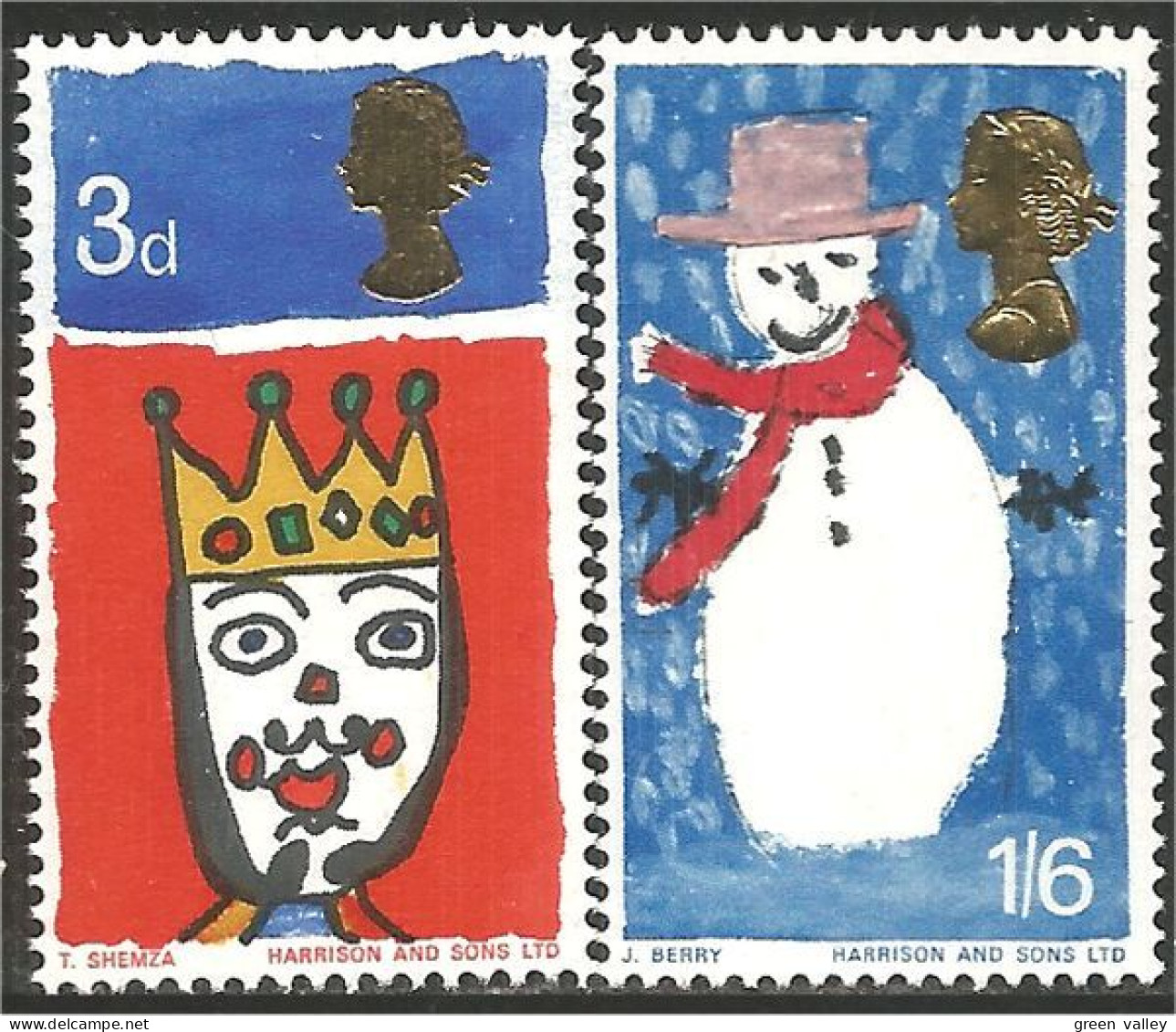 420 G-B 1966 Noel Christmas Phosphor MNH ** Neuf SC (GB-20a) - Neufs