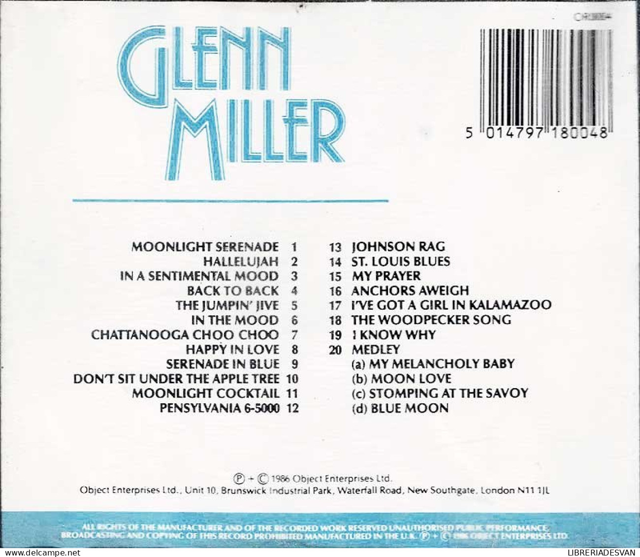 Glenn Miller - Glenn Miller. CD - Jazz