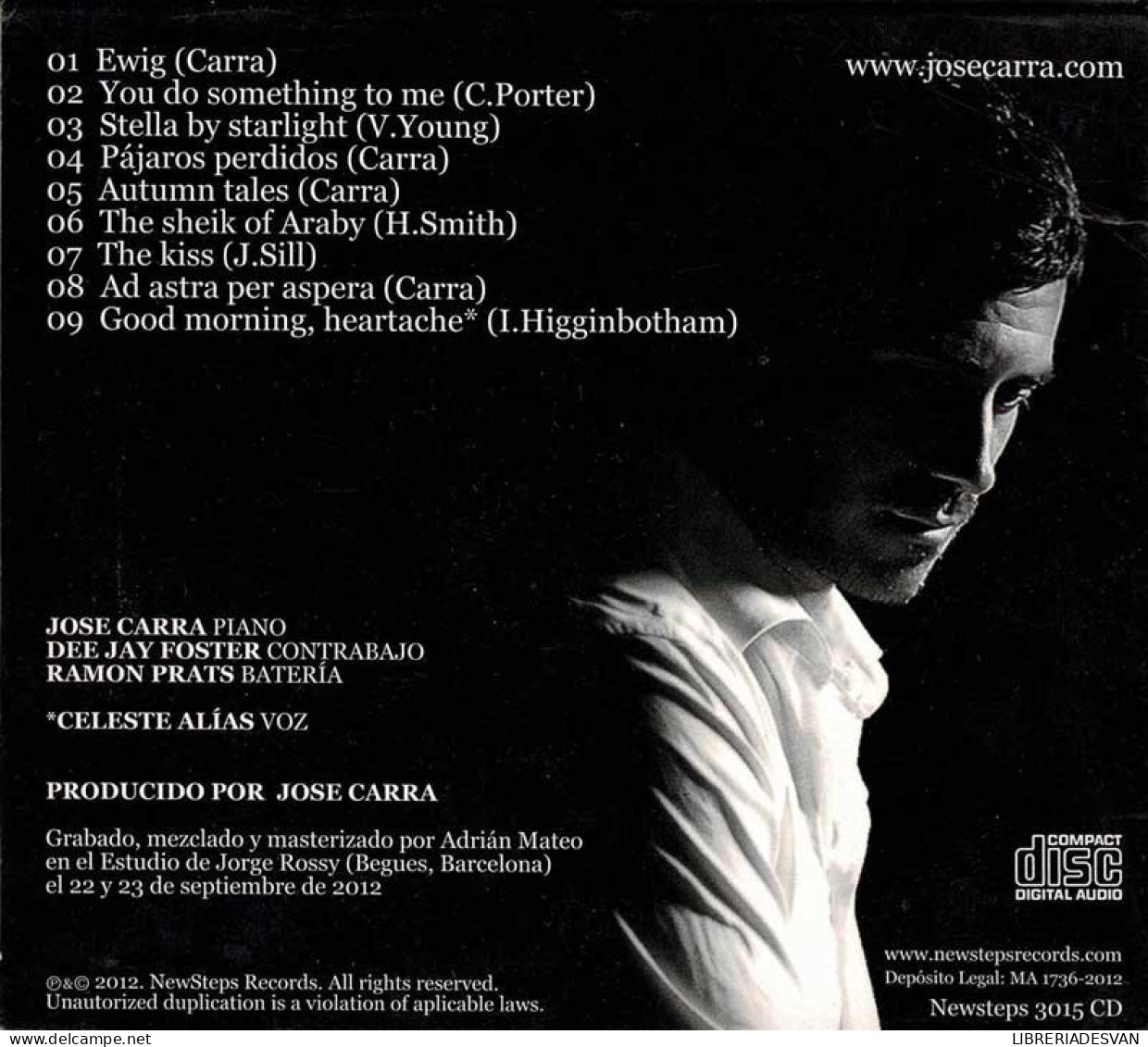 José Carra Trío - Ewig. CD - Jazz