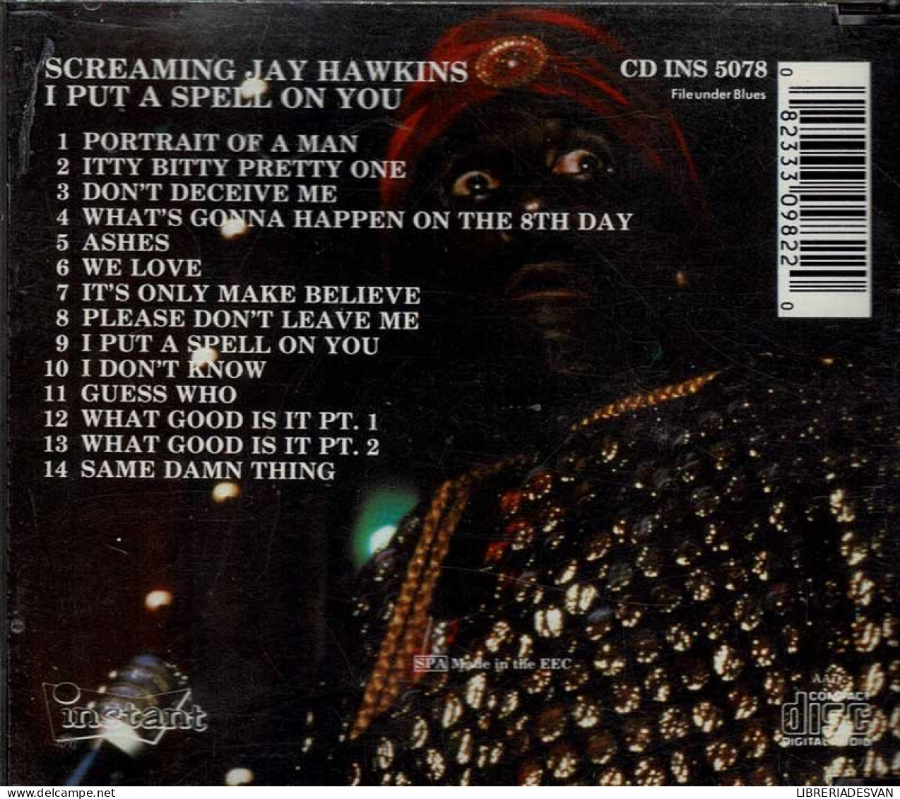 Screamin' Jay Hawkins - I Put A Spell On You. CD - Jazz