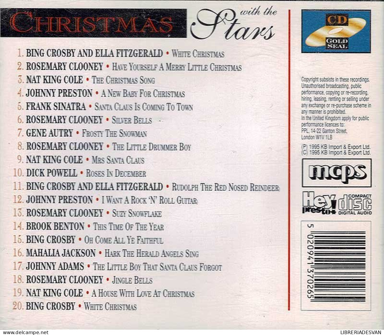 Christmas With The Stars. CD - Country Et Folk