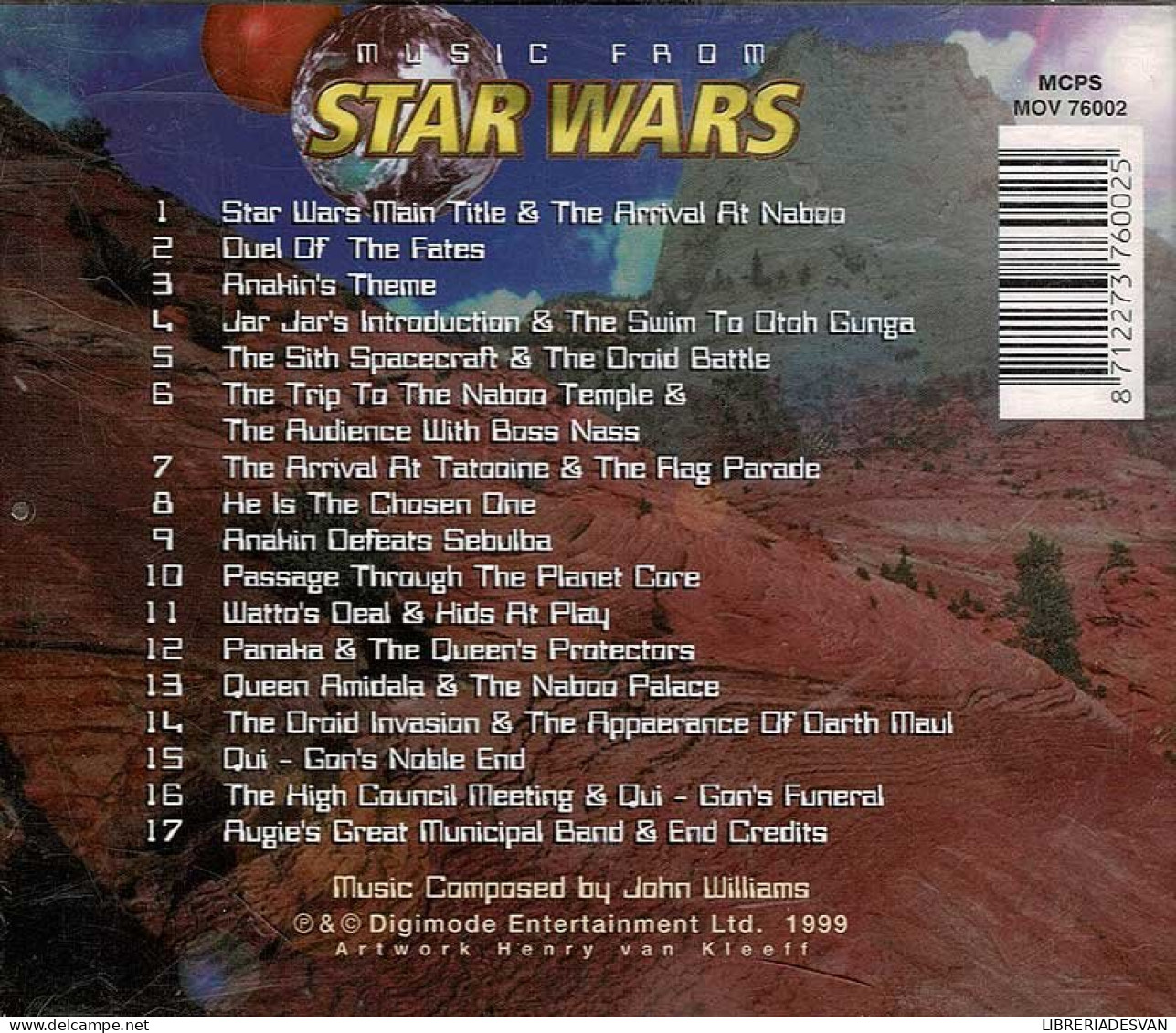 Music From Star Wars. Episode I. The Phantom Menace. CD - Soundtracks, Film Music