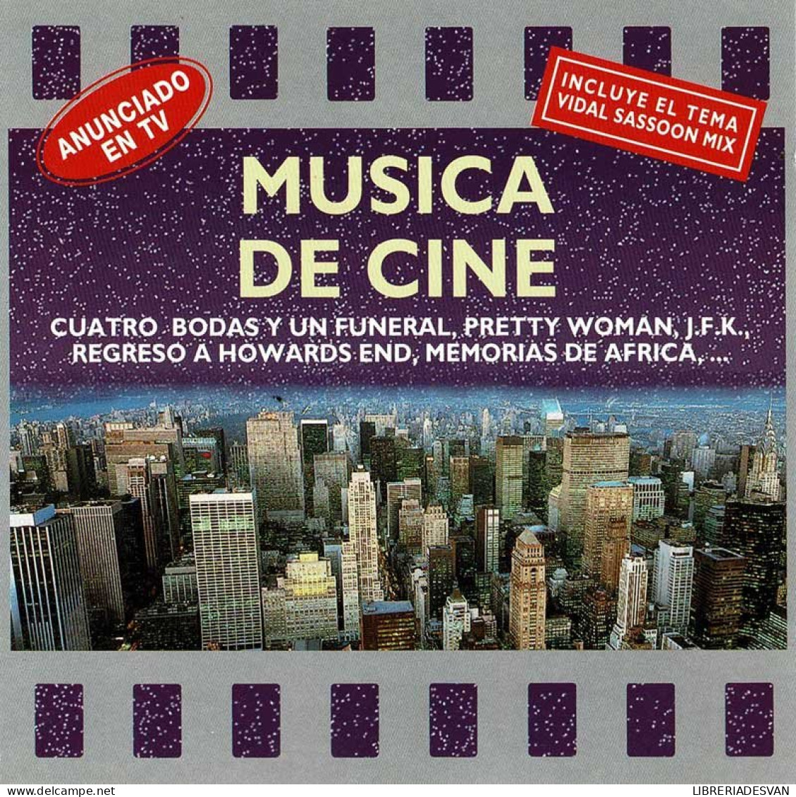 Música De Cine. Cuatro Bodas Y Un Funeral. Pretty Woman... CD - Música De Peliculas