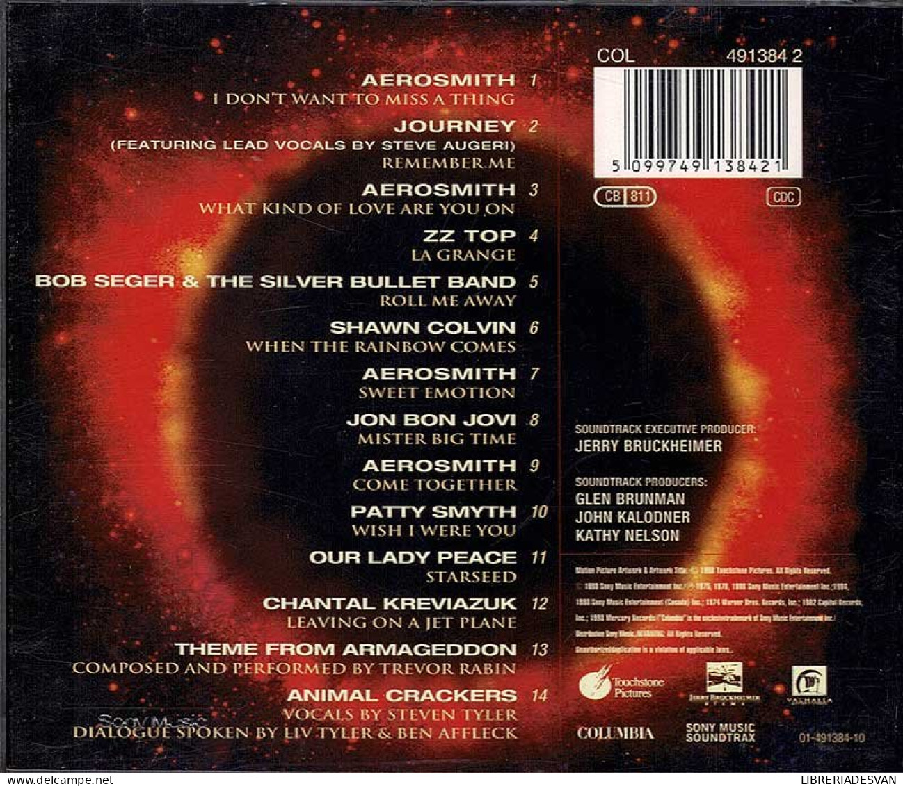 Armageddon - The Album (BSO). CD - Música De Peliculas