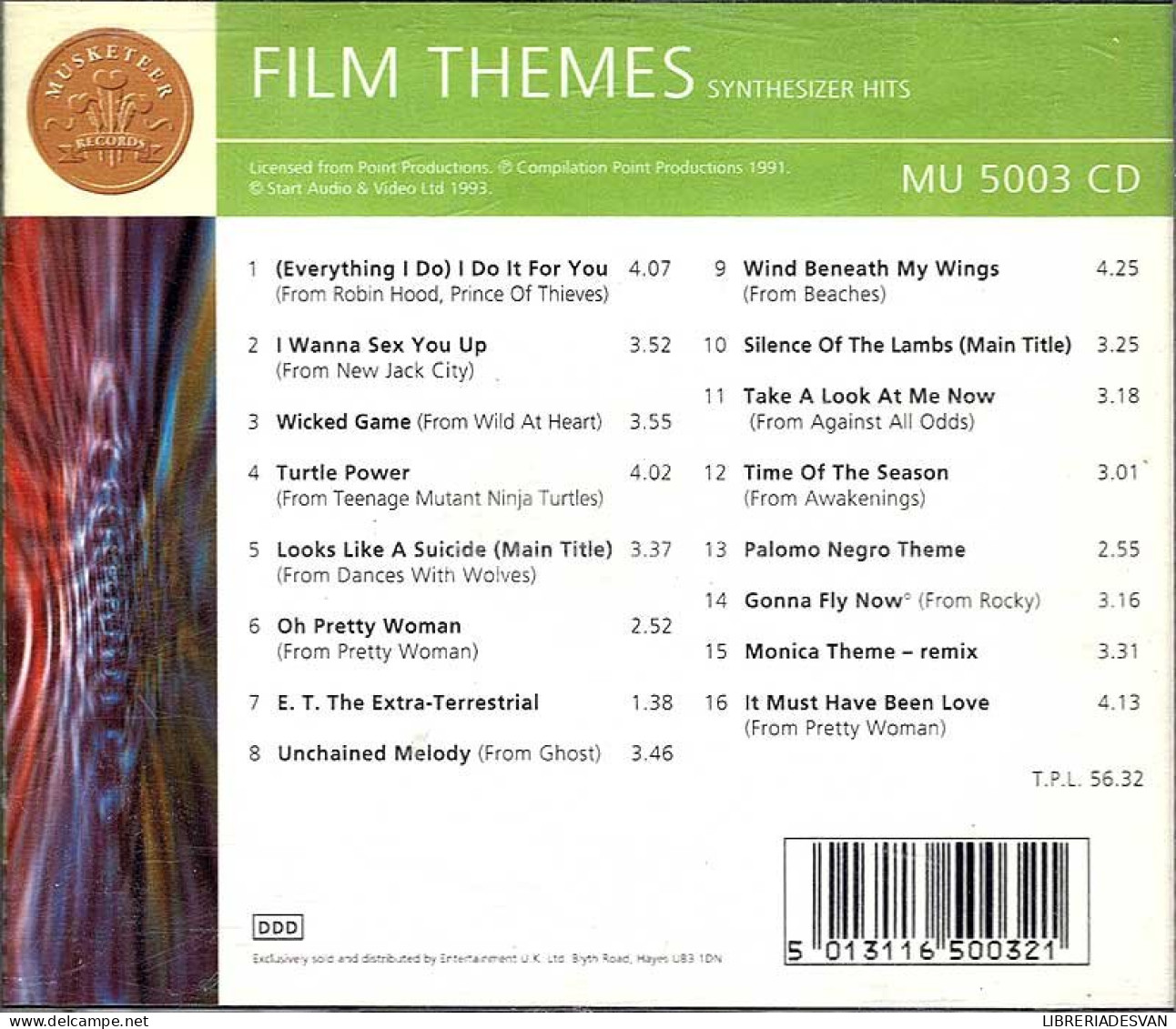 The London Studio Orchestra, The Hollywood Studio Orchestra - Film Themes Synthesizer Hits. CD - Soundtracks, Film Music