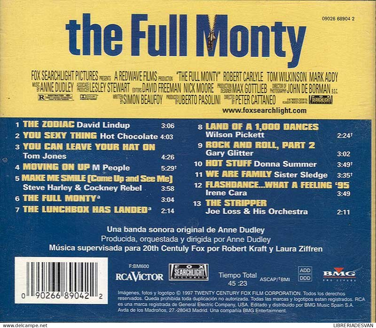 The Full Monty (Banda Sonora Original). CD - Musica Di Film