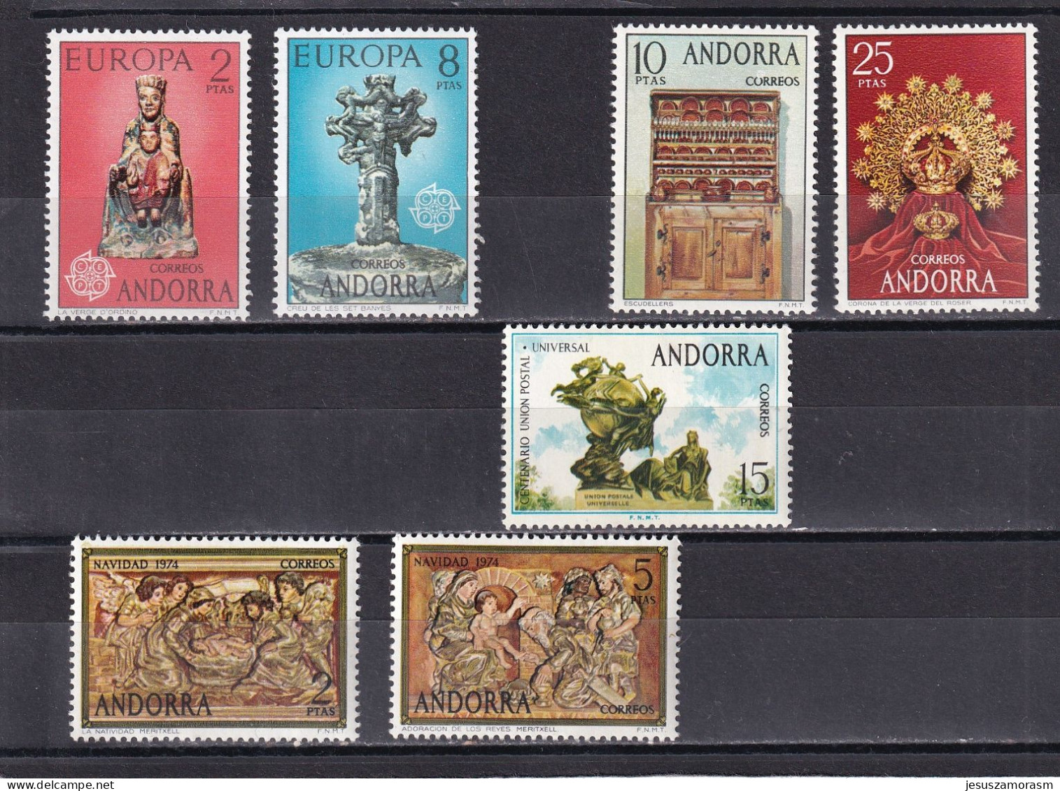 Andorra Española Año 1974 Completo - Collections