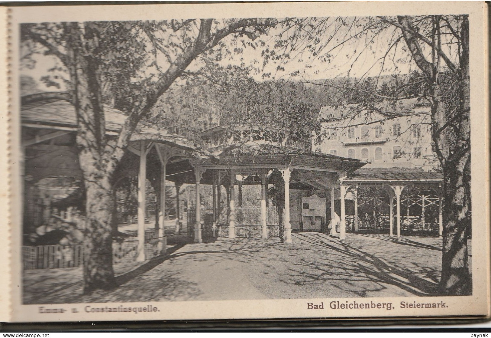 ST516  --  BAD GLEICHENBERG BOOKLET WITH 10 POSTCARDS  --   YEAR:  1926 - Bad Gleichenberg