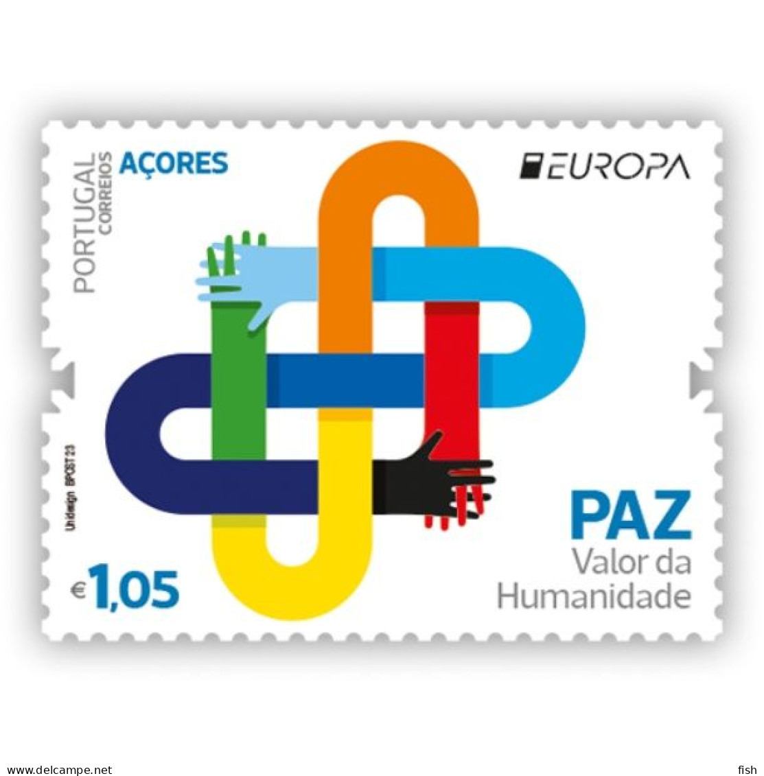 Portugal ** & CEPT Europe Azores, Peace, Value Of Humanity 2023  (56572) - 2023