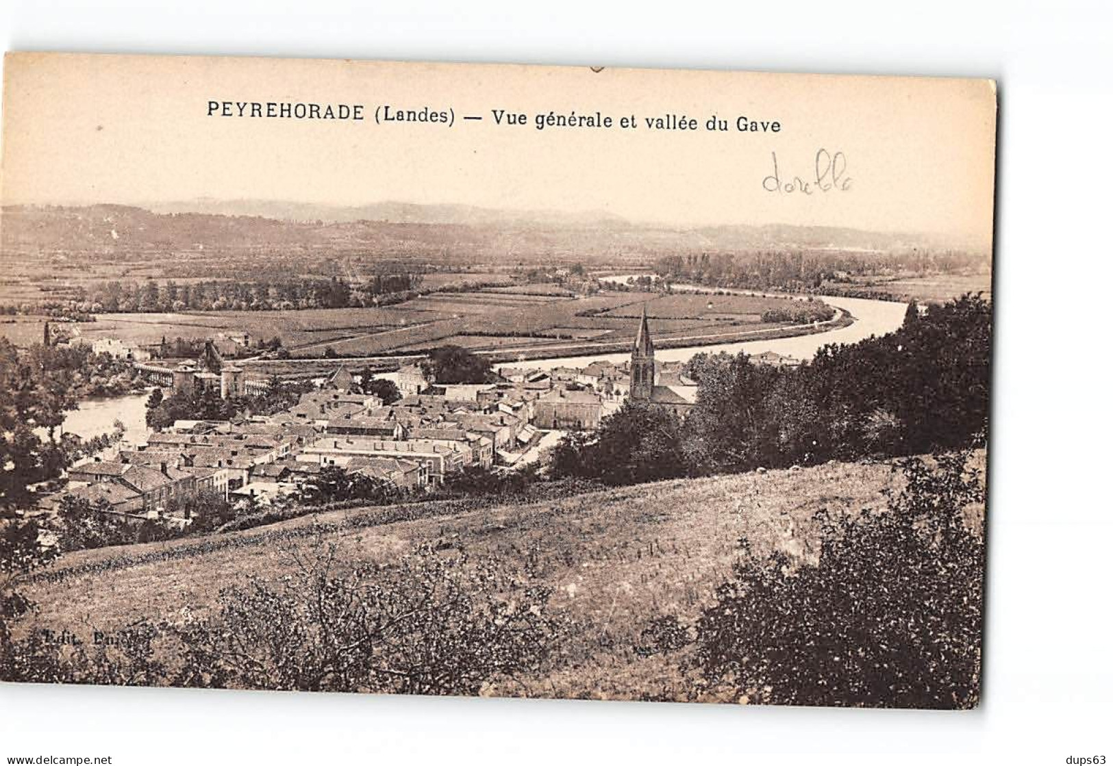PEYREHORADE - Vue Générale Et Vallée Du Gave - Très Bon état - Peyrehorade