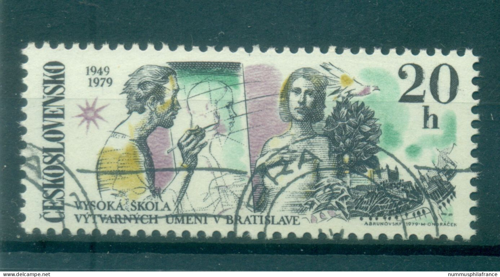 Tchécoslovaquie 1979 - Y & T N. 2324 - Anniversaire (Michel N. 2499) - Used Stamps