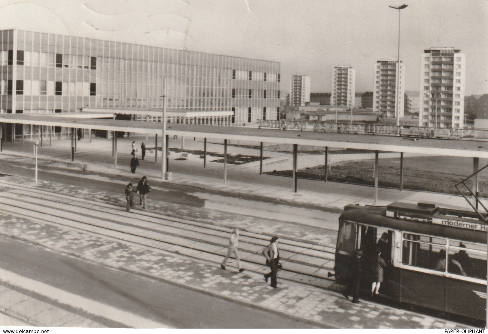 0-9900 PLAUEN, Oberer Bahnhof, Strassenbahn - Plauen