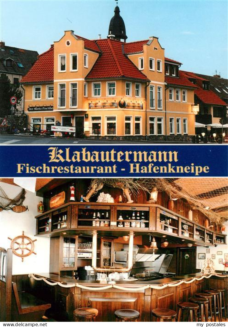 73883000 Waren Mueritz Klabautermann Fischrestaurant Hafenkneipe Bar Waren Mueri - Waren (Müritz)