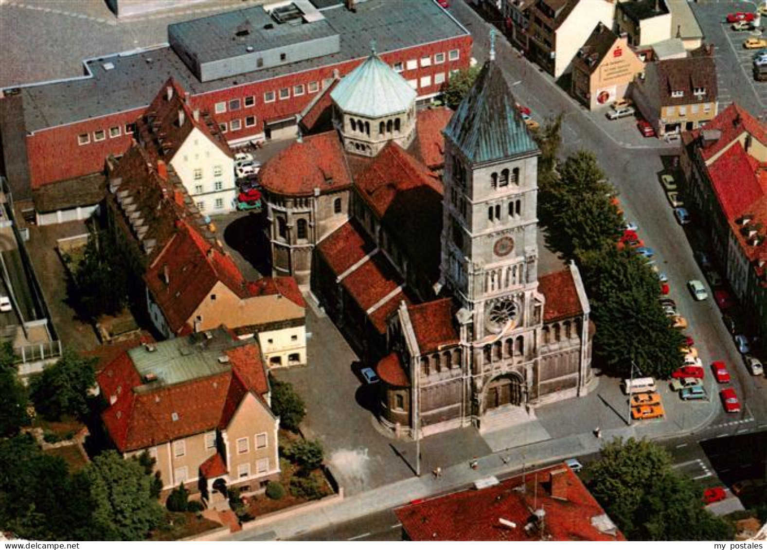 73882886 Schweinfurt Kath Pfarrkirche Heilig Geist Fliegeraufnahme Schweinfurt - Schweinfurt