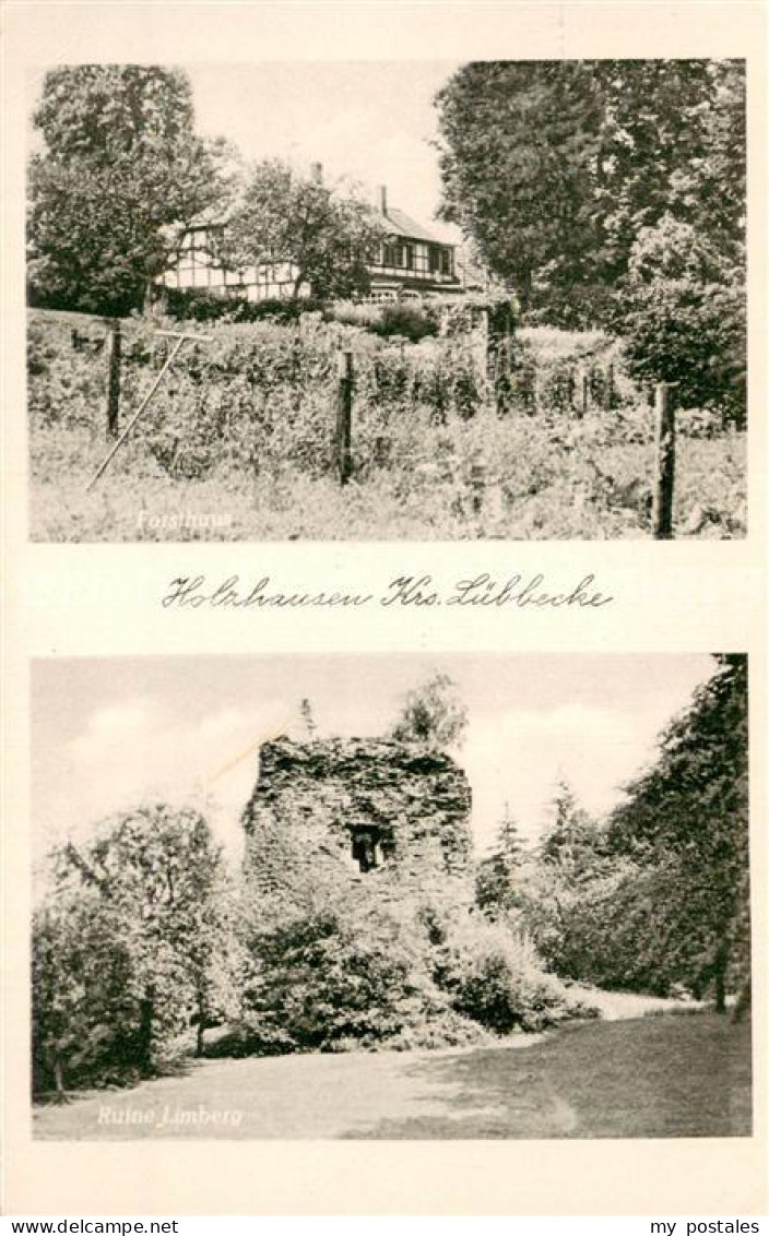 73777668 Holzhausen Luebbecke Teilansicht Ruine Limberg Holzhausen Luebbecke - Getmold