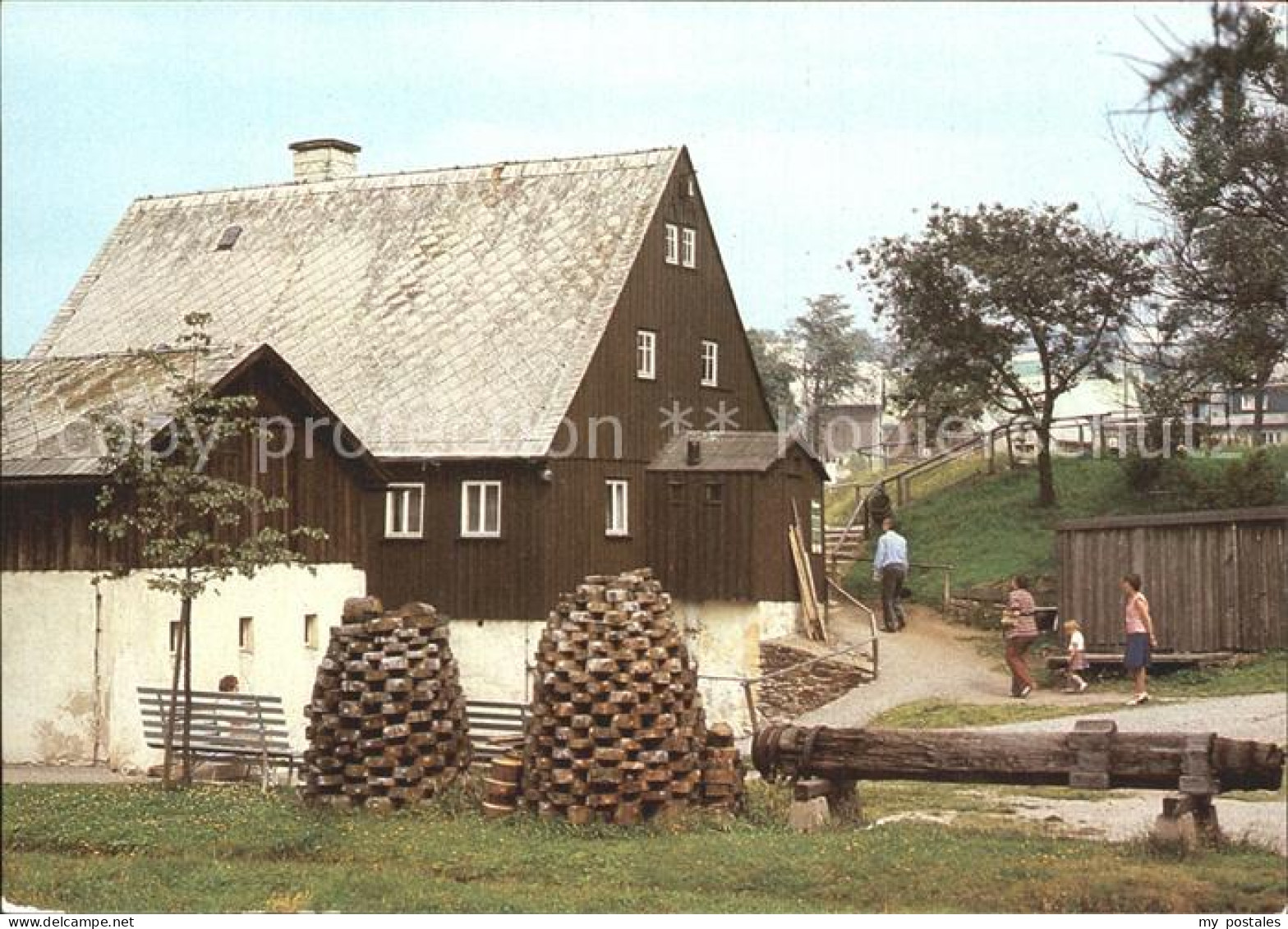 72373473 Seiffen Erzgebirge Freilichtmuseum Wasserkraftwerk Kurort Seiffen - Seiffen