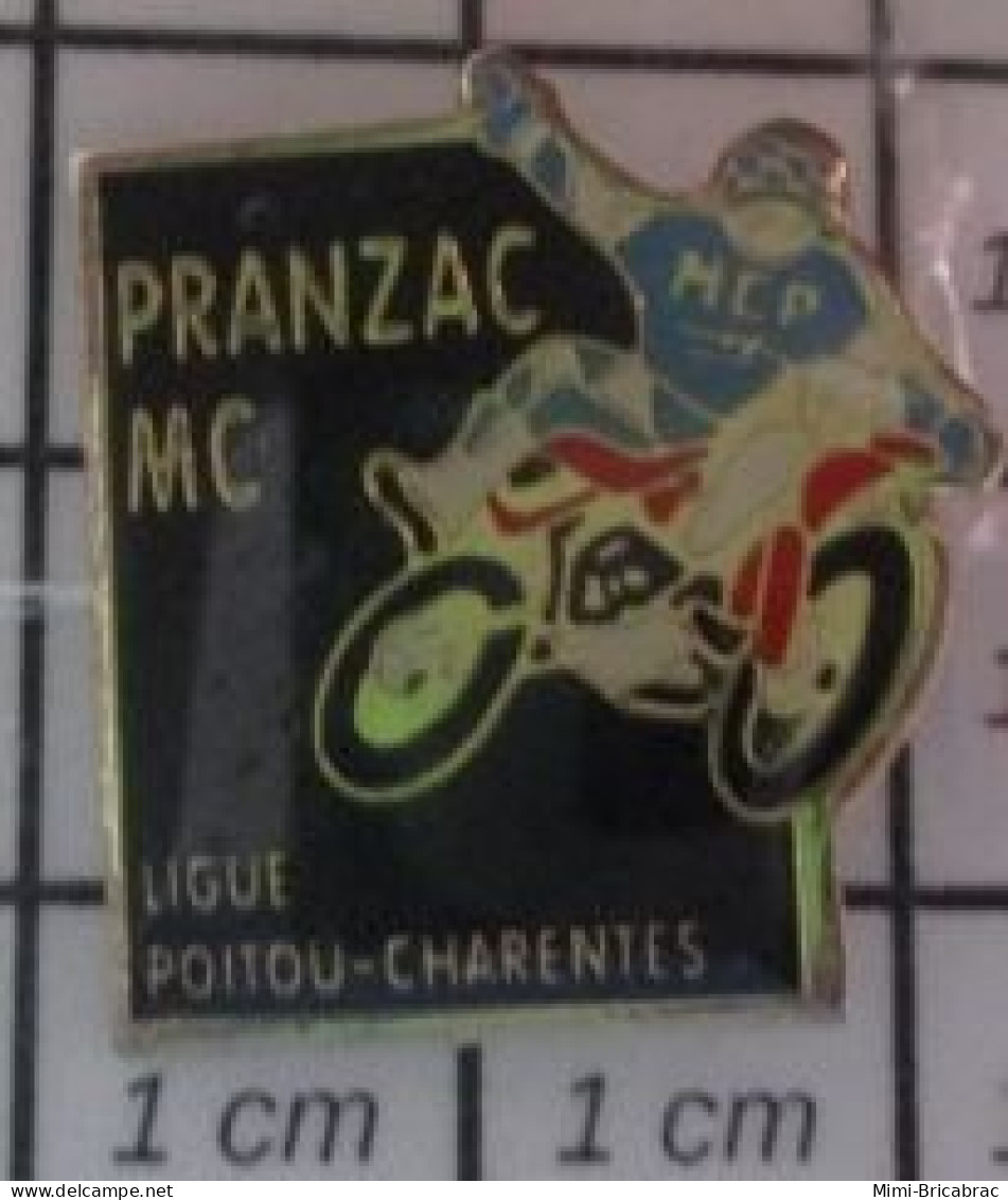 3419  Pin's Pins / Rare Et De Belle Qualité / MOTOS / MOTO-CLUB PRANZAC MC LIGUE POITOU-CHARENTES - Motorbikes