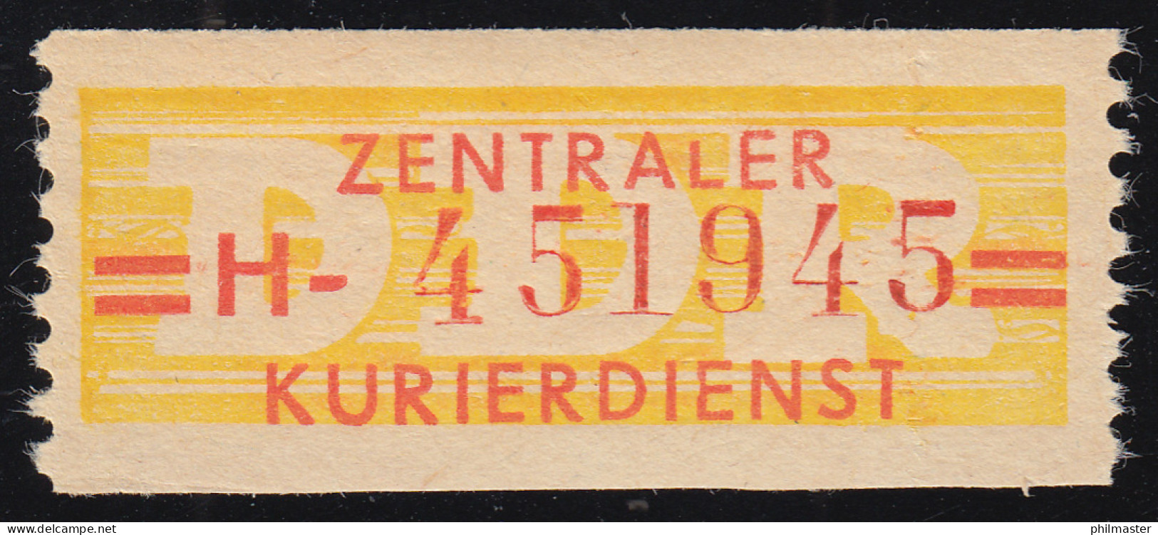 17-H-Neudruck Dienst-B, Billetform, Dünne Balken, ** Postfrisch - Nuovi