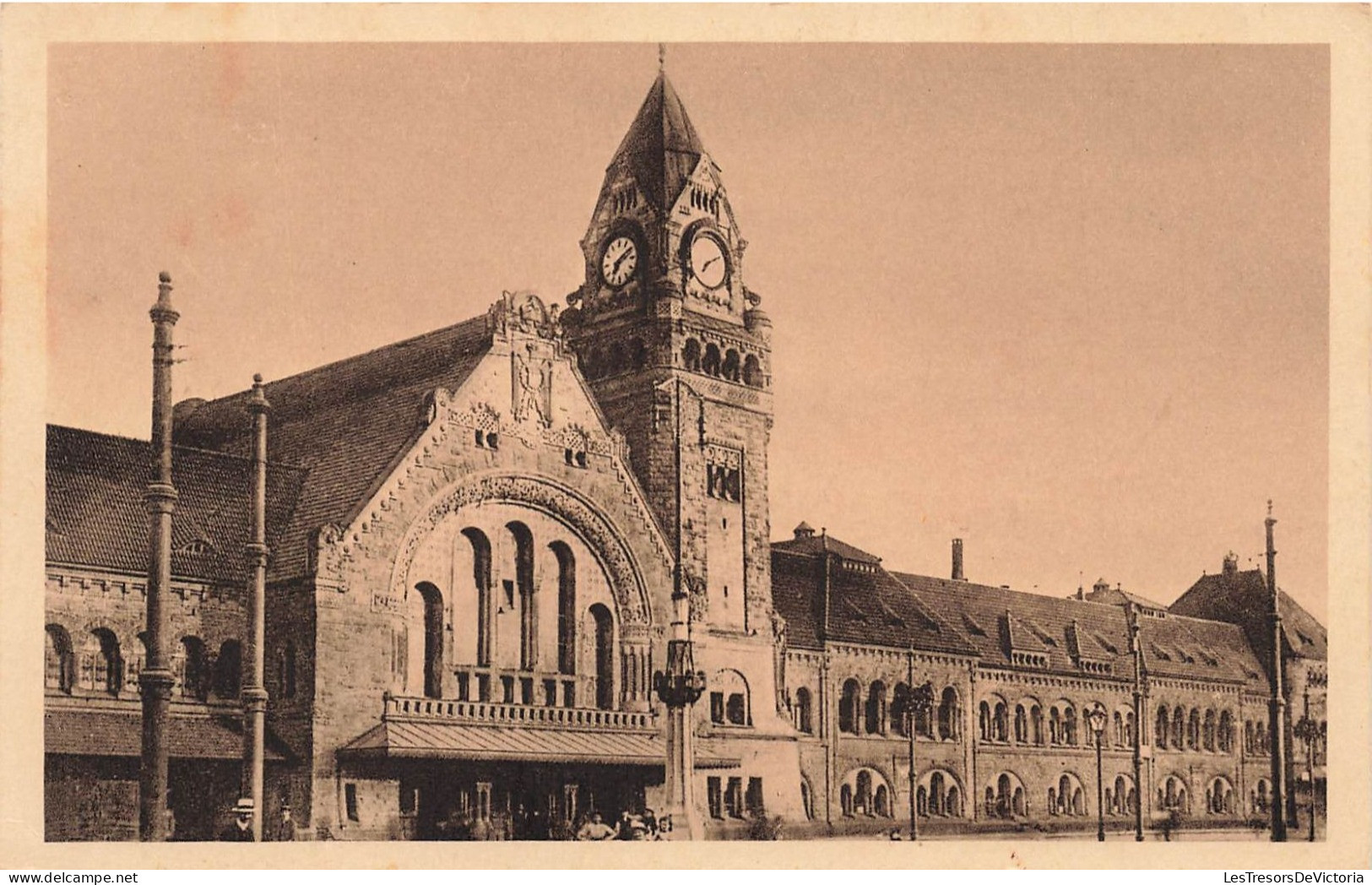 FRANCE - Metz - Vue Générale De La Gare -  Carte Postale Ancienne - Metz