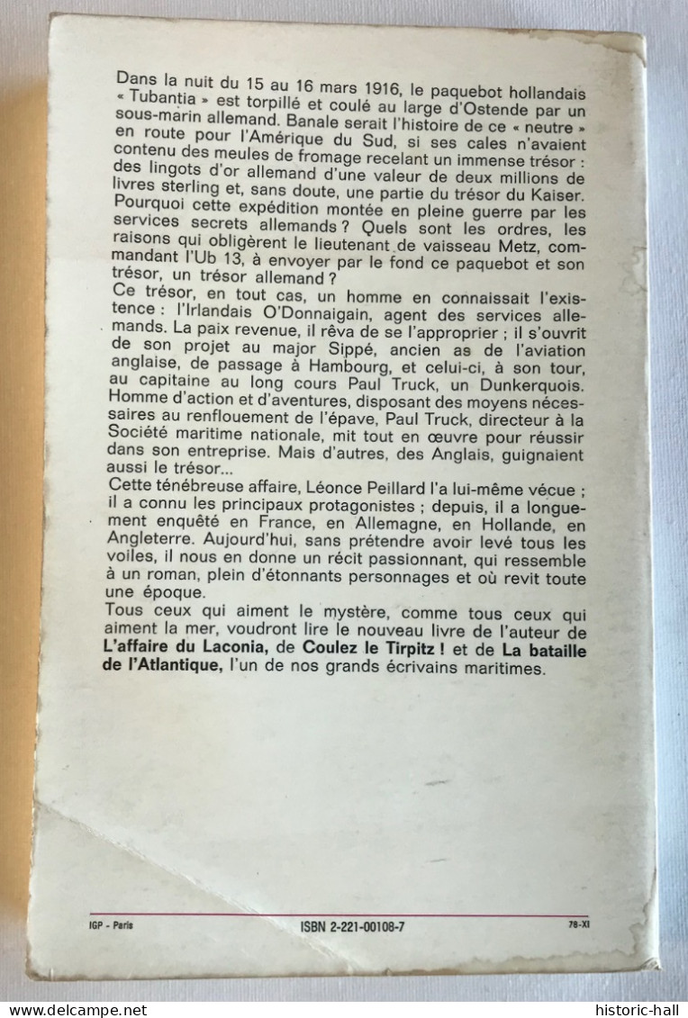 LE TRESOR DU TUBANTIA - 1978 - L. PEILLARD - Guerra 1914-18