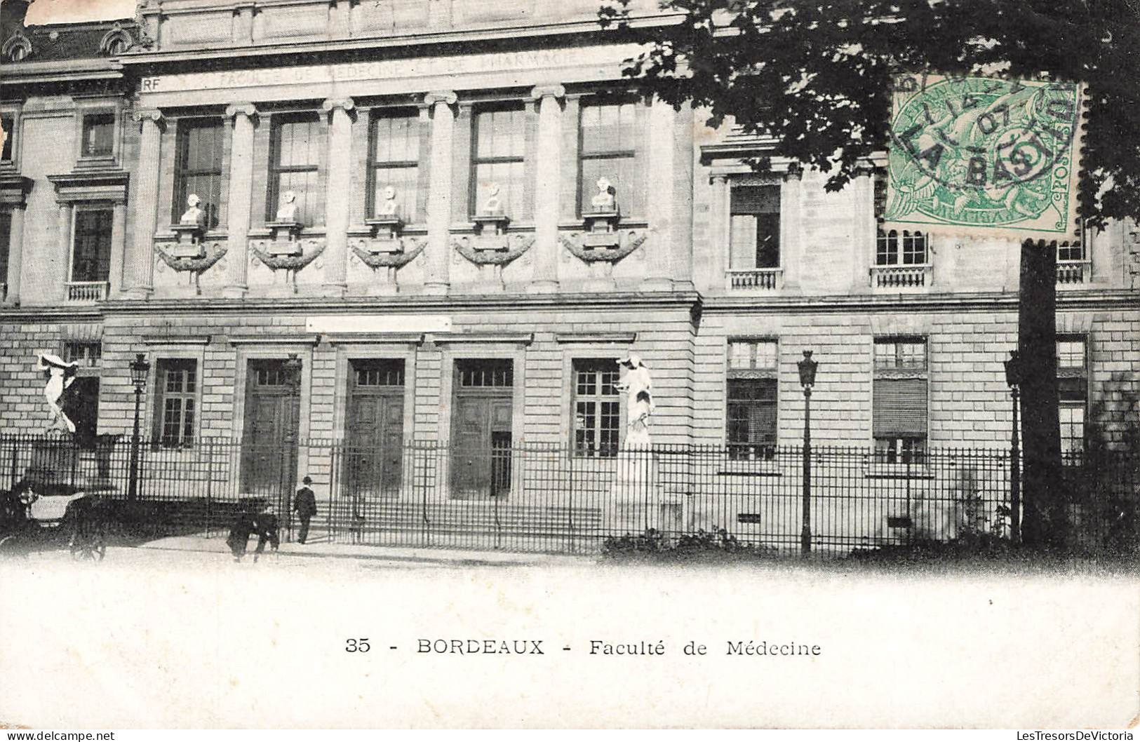 FRANCE - Bordeaux - Vue Sur Générale Sur La Faculté Des Médecine - Vue De L'extérieur - Carte Postale Ancienne - Bordeaux