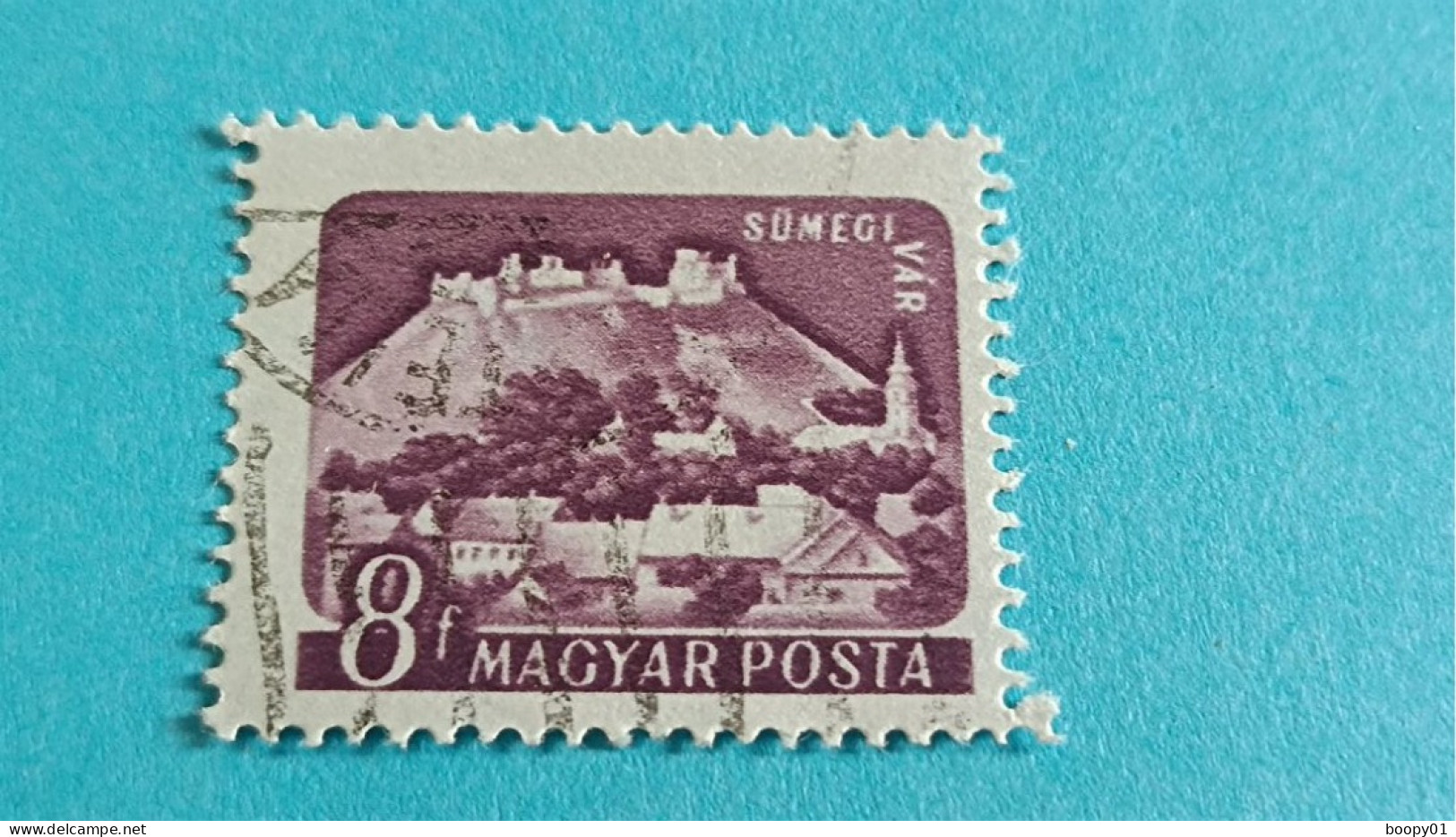 HONGRIE - HUNGARY - Magyar Posta - Timbre 1961 : Forteresses Et Châteaux - Château De Sümeg - Used Stamps