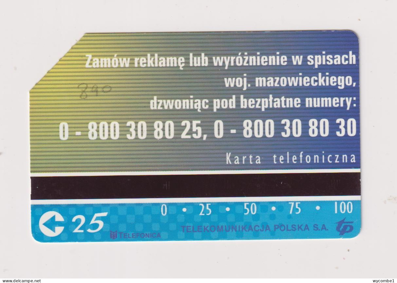 POLAND -  Telephone Directory Urmet  Phonecard - Polonia