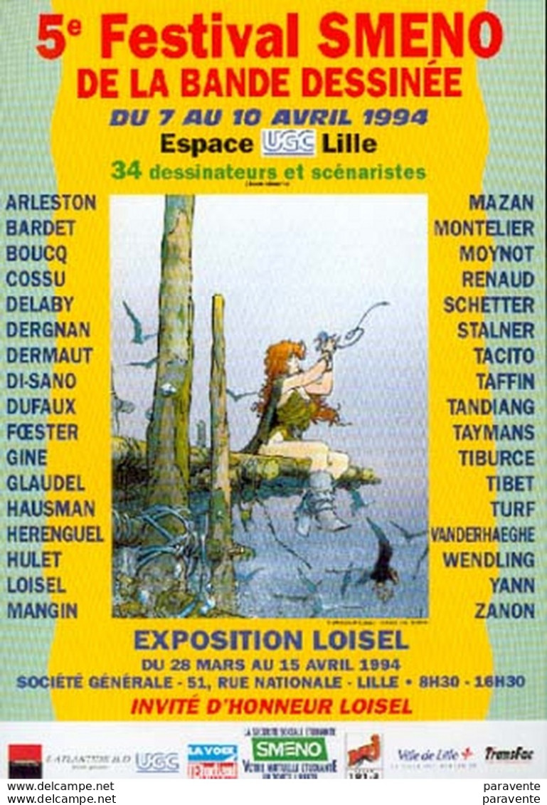 LOISEL : Flyer Annonce Salon LILLE SMENO 1994 - Loisel