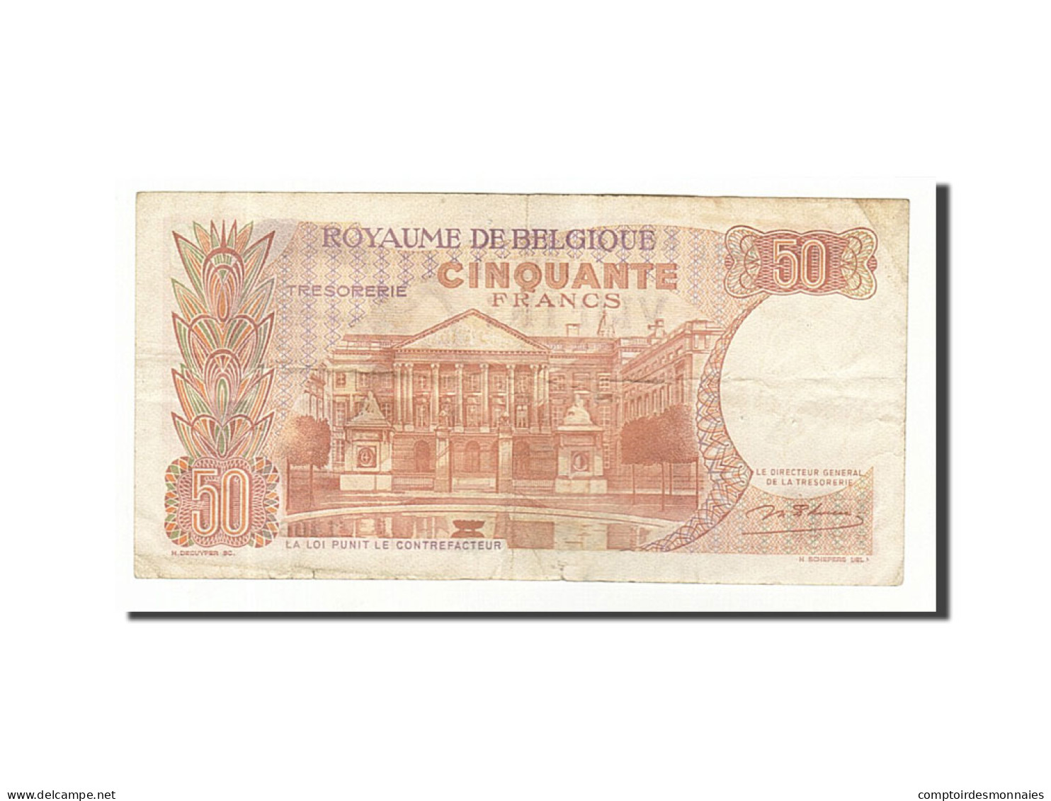 Billet, Belgique, 50 Francs, 1966, 1966-05-16, TTB - 50 Francs