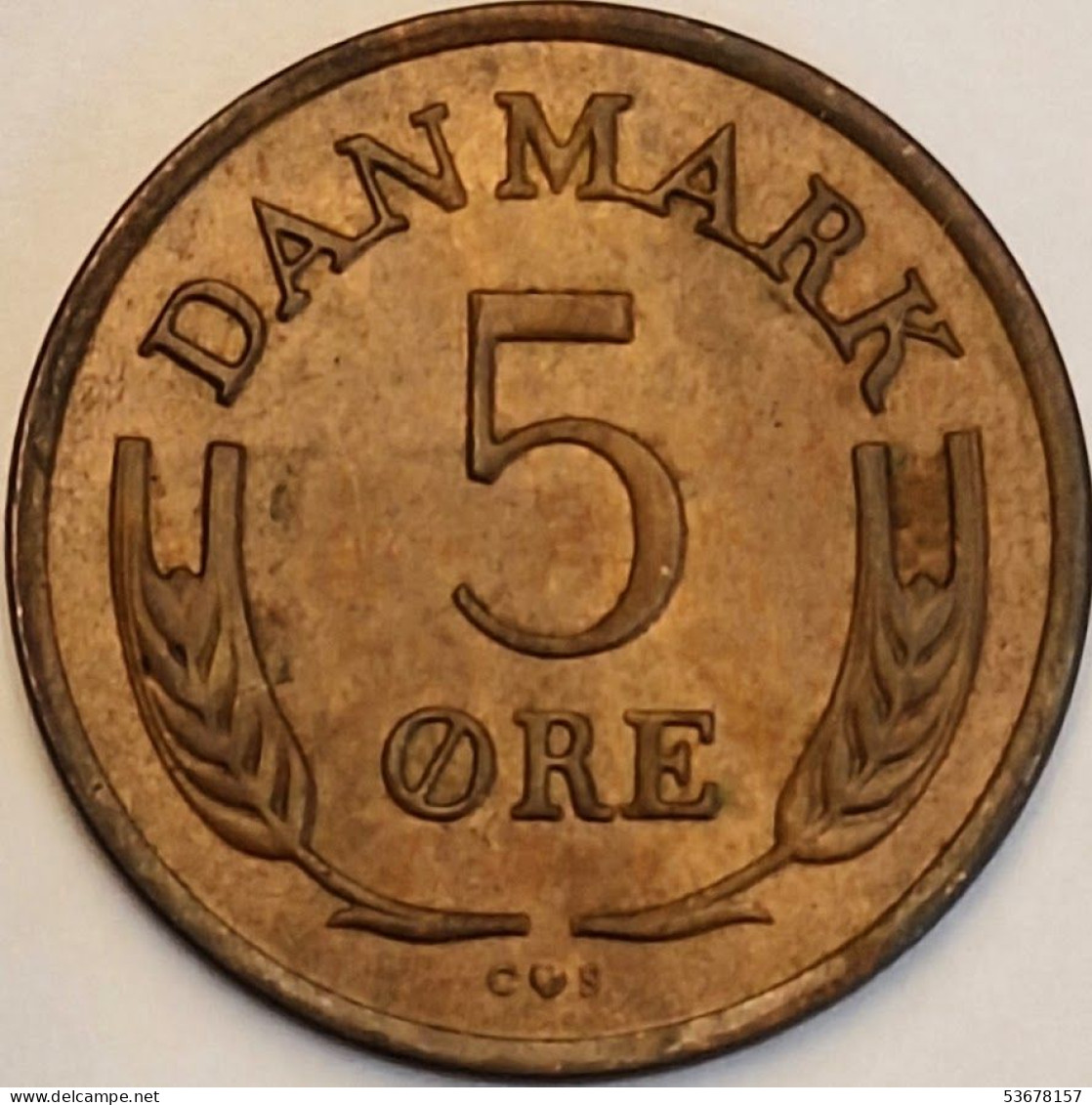 Denmark - 5 Ore 1967, KM# 848.1 (#3722) - Denemarken