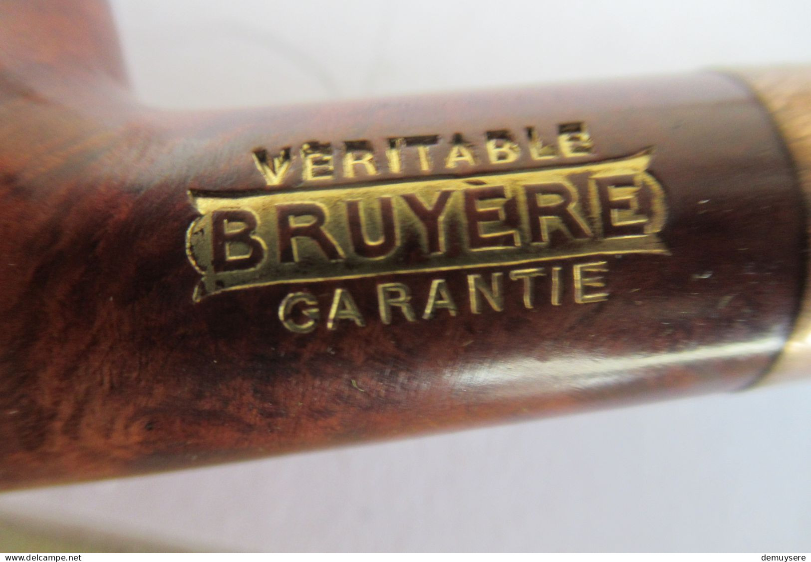 LADE 77 - TUYAU VERITABLE BRUYERE GARANTIE -  SOUVENIR DU MARECHAL J GOFFRE - Heather Pipes