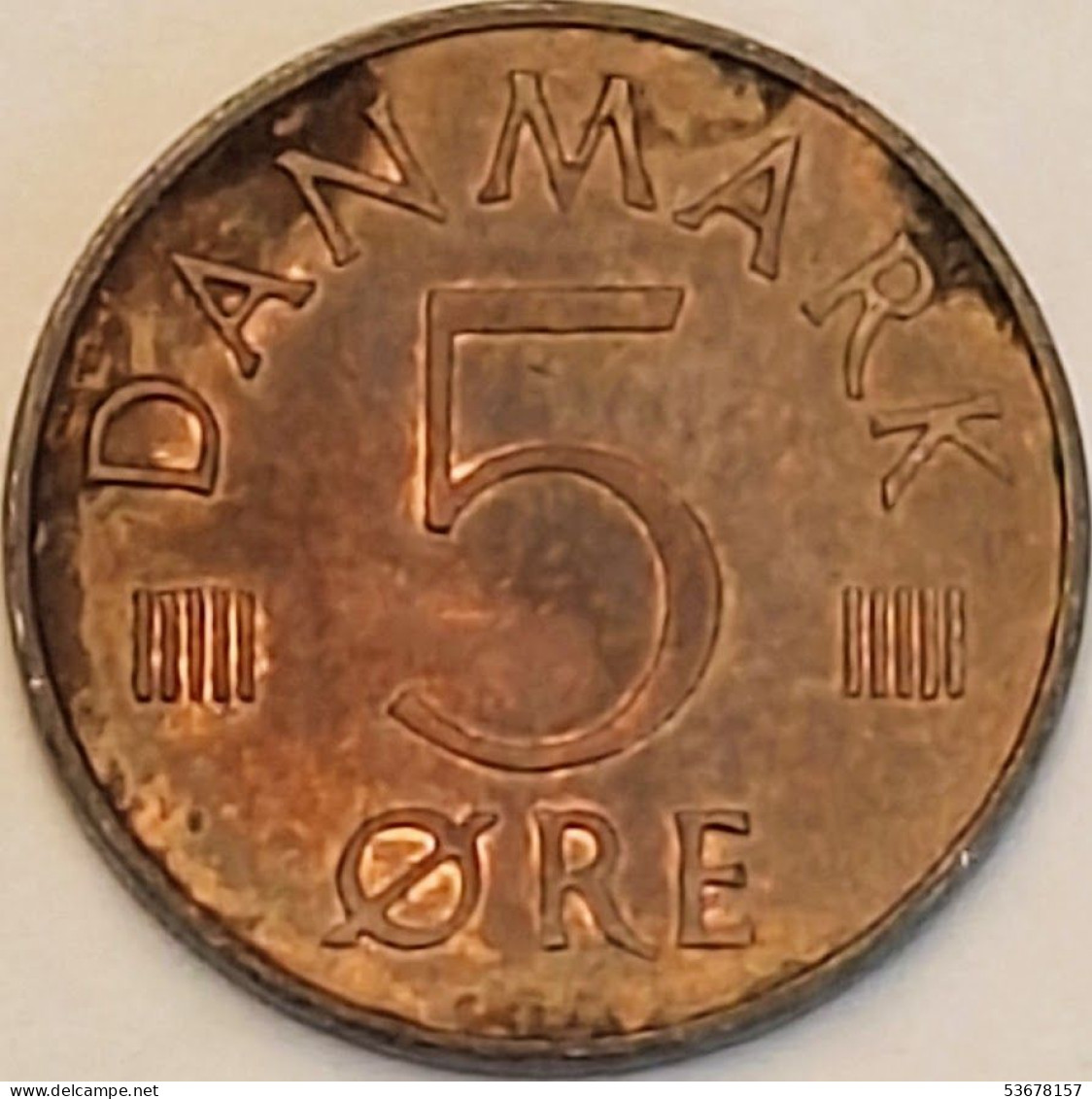 Denmark - 5 Ore 1977, KM# 859.1 (#3728) - Denemarken