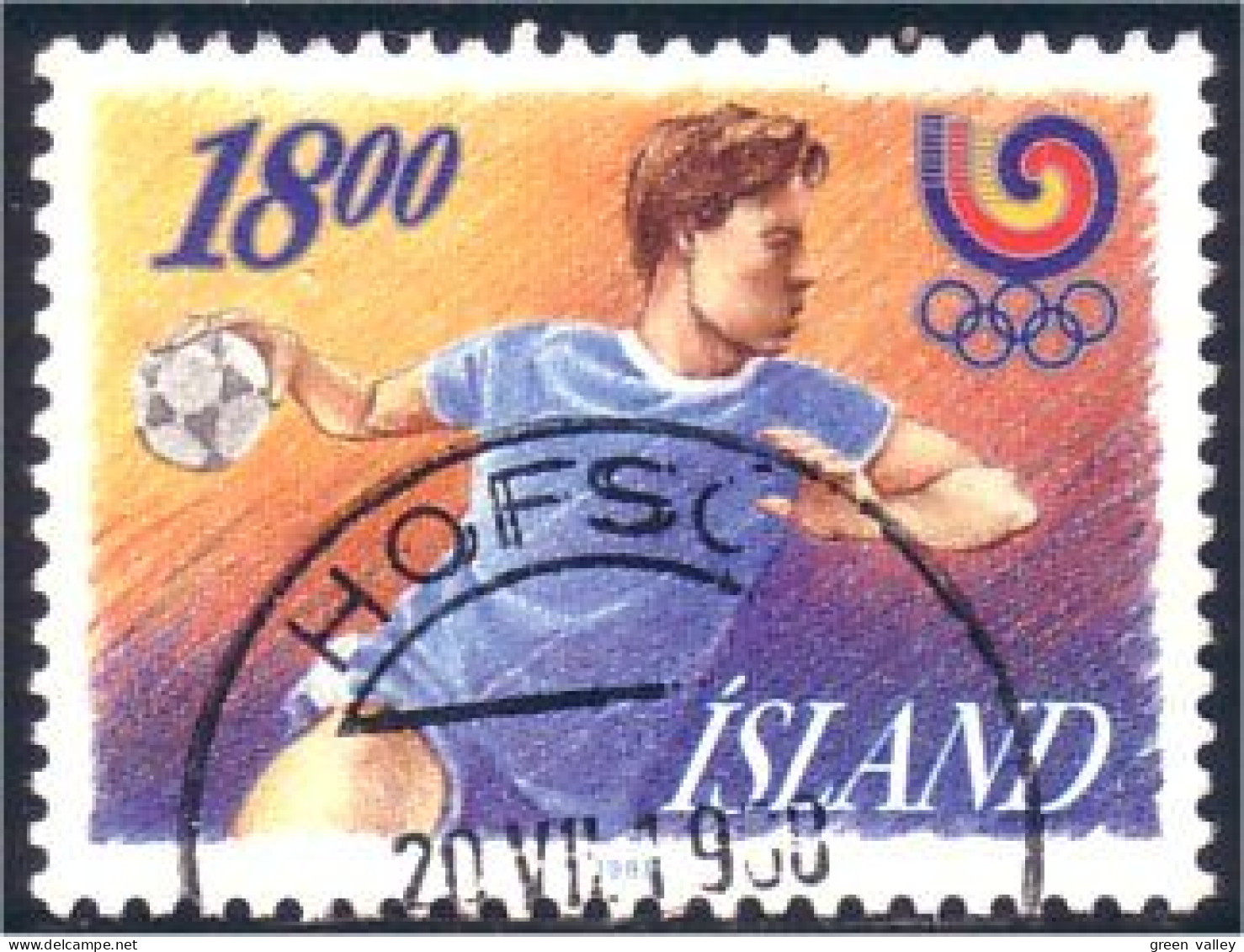 496 Iceland Handball Hand Ball (ISL-244) - Pallamano