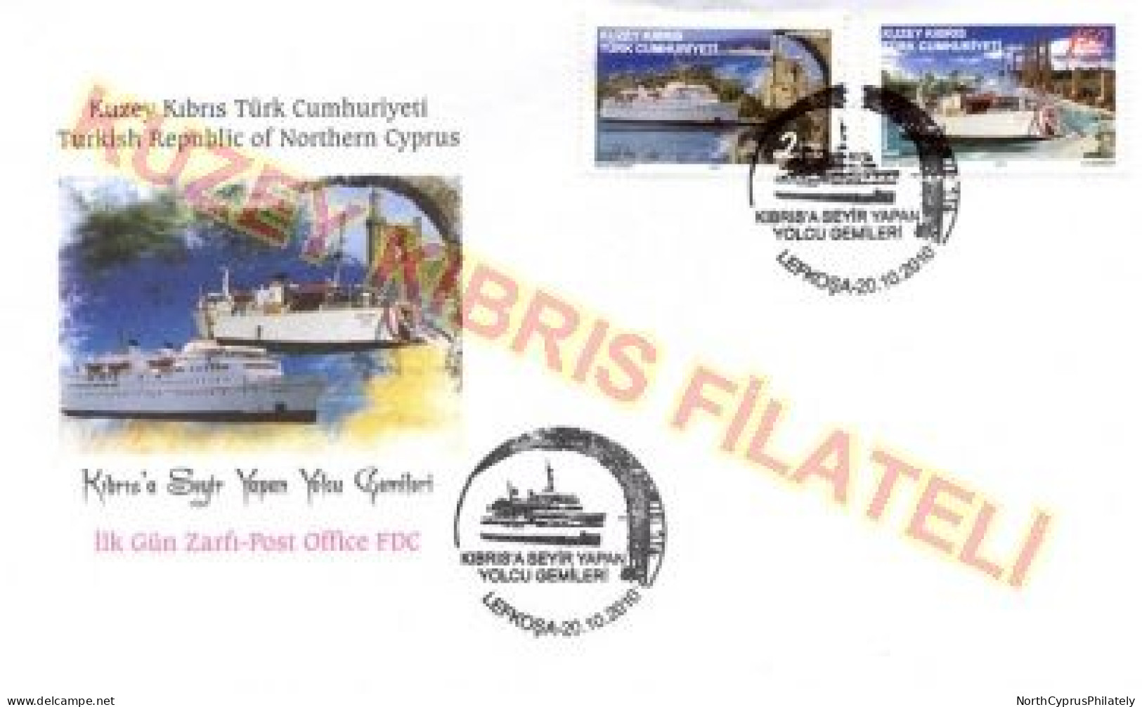 2010 TURKISH CYPRUS ZYPERN CIPRO CHYPRE "Complete Year Set of FDC's" FDC