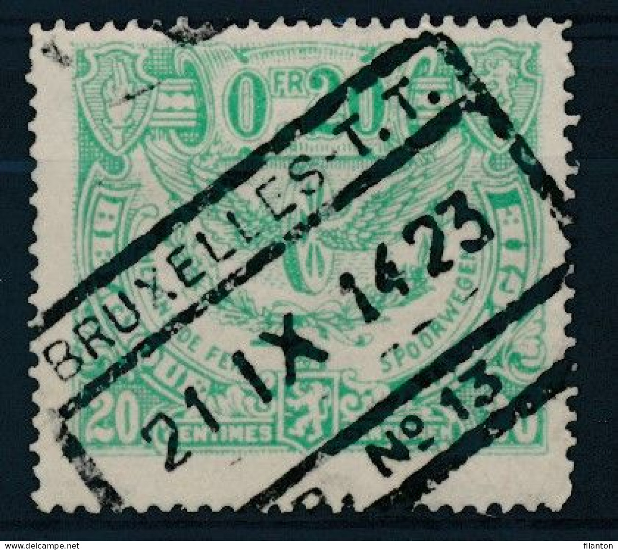 TR  102 -  "BRUXELLES-T.T. - P. Nr 13" - (ref. 37.475) - Used