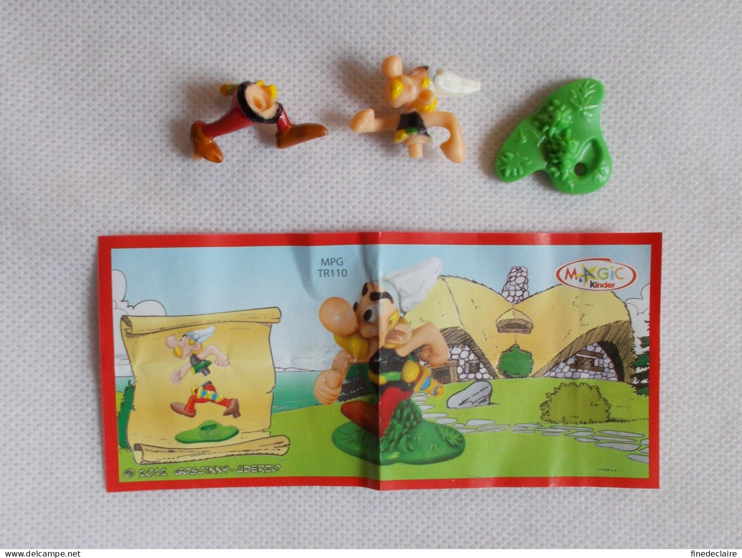 Kinder - Astérix Et Obélix Au Service De Sa Majesté - Astérix - TR110 - Avec BPZ - Inzetting