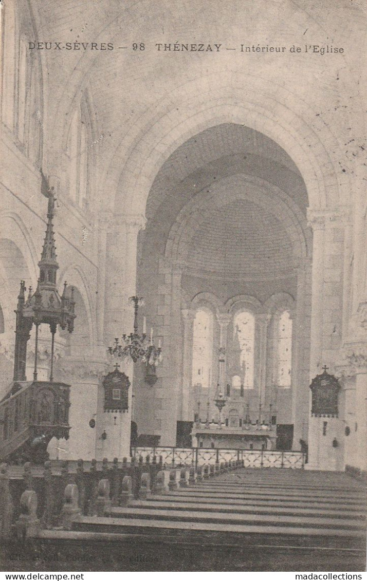 Thénezay (79 - Deux-Sèvres ) Intérieur De L'Eglise - Thenezay